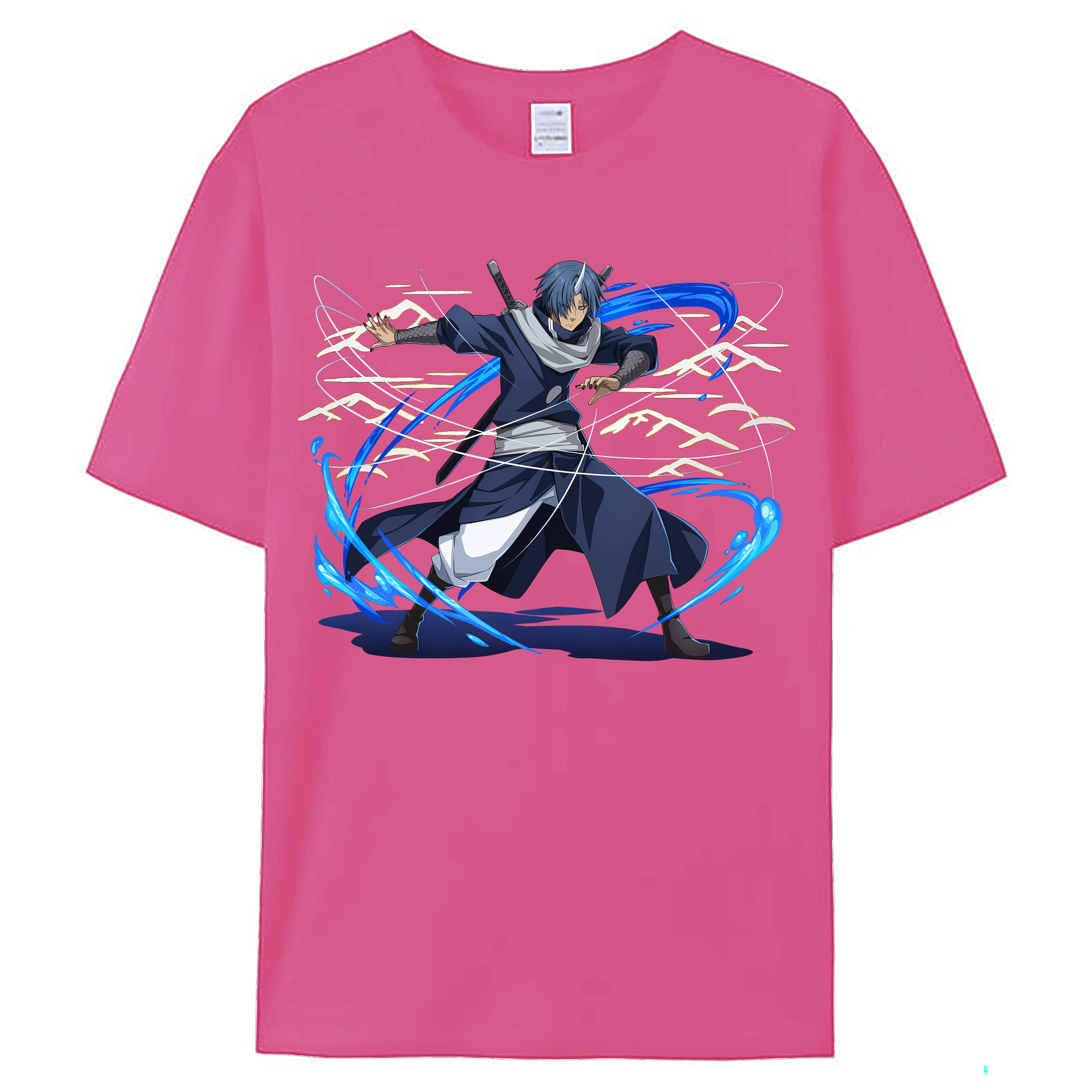 （画像用） 転スラ Regarding Reincarnated to Slime レディースカジュアルプリントTシャツ（綿100％）