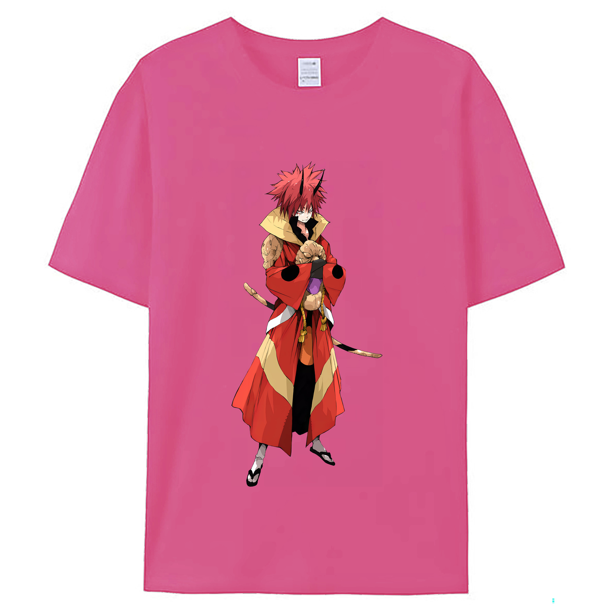 （画像用） 転スラ Regarding Reincarnated to Slime レディースカジュアルプリントTシャツ（綿100％）