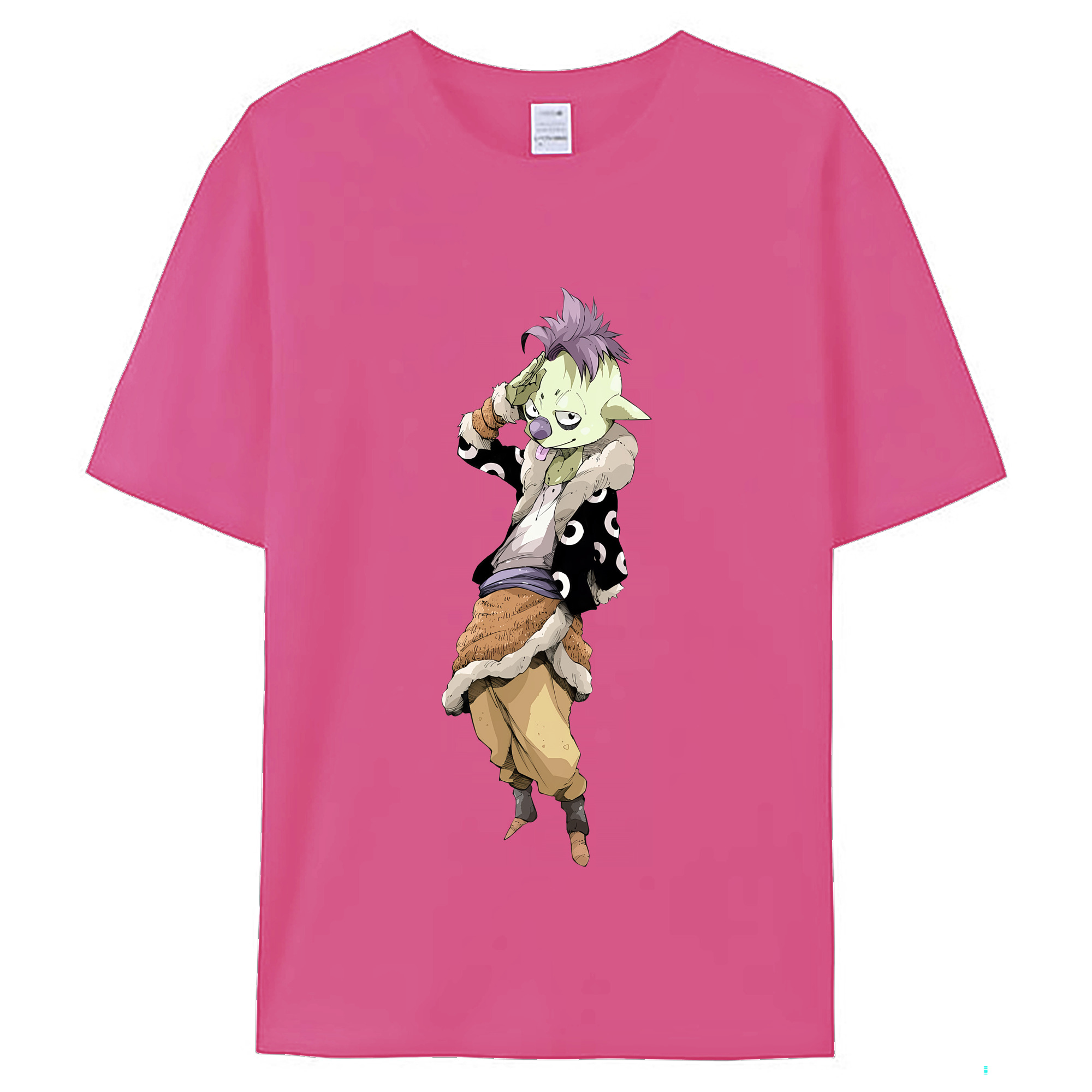（画像用） 転スラ Regarding Reincarnated to Slime レディースカジュアルプリントTシャツ（綿100％）