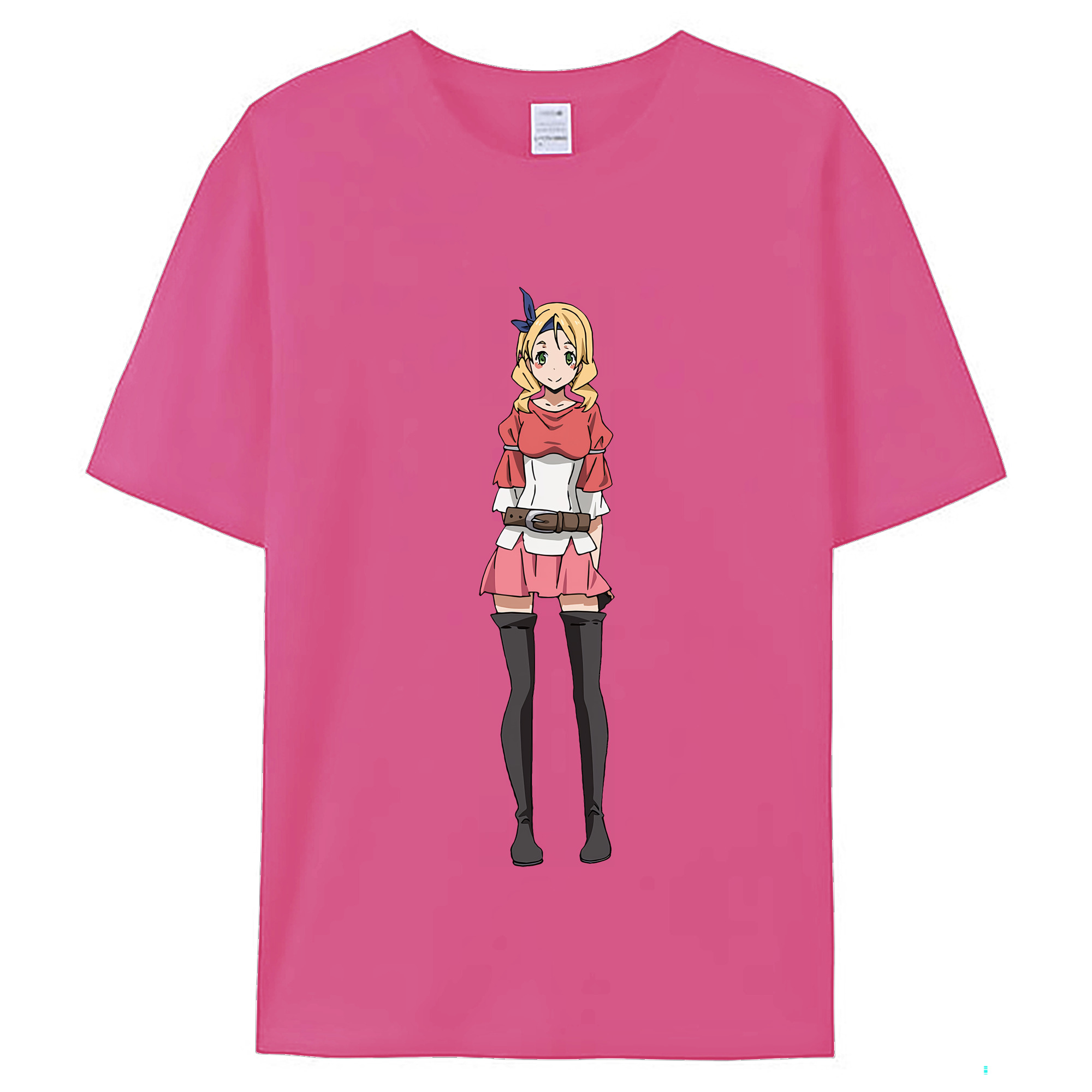 （画像用） 転スラ Regarding Reincarnated to Slime レディースカジュアルプリントTシャツ（綿100％）