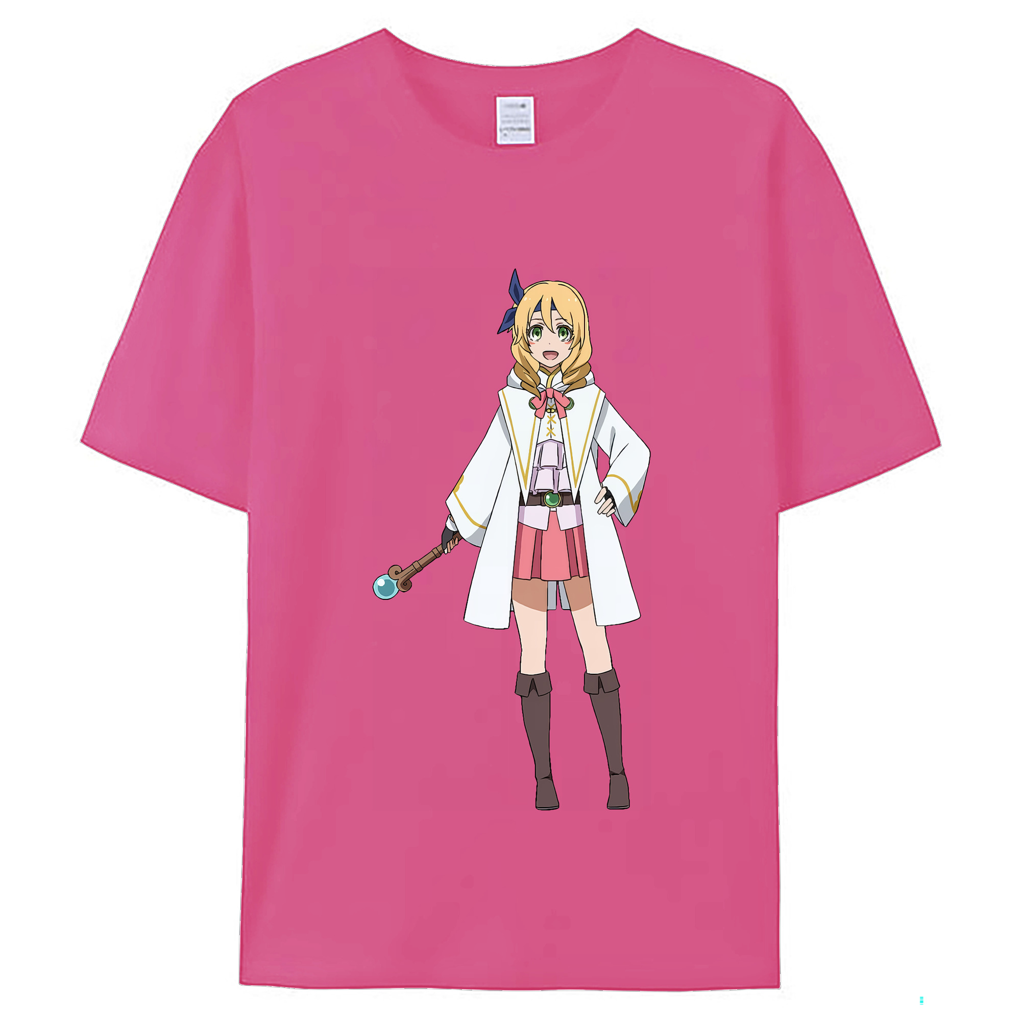 （画像用） 転スラ Regarding Reincarnated to Slime レディースカジュアルプリントTシャツ（綿100％）
