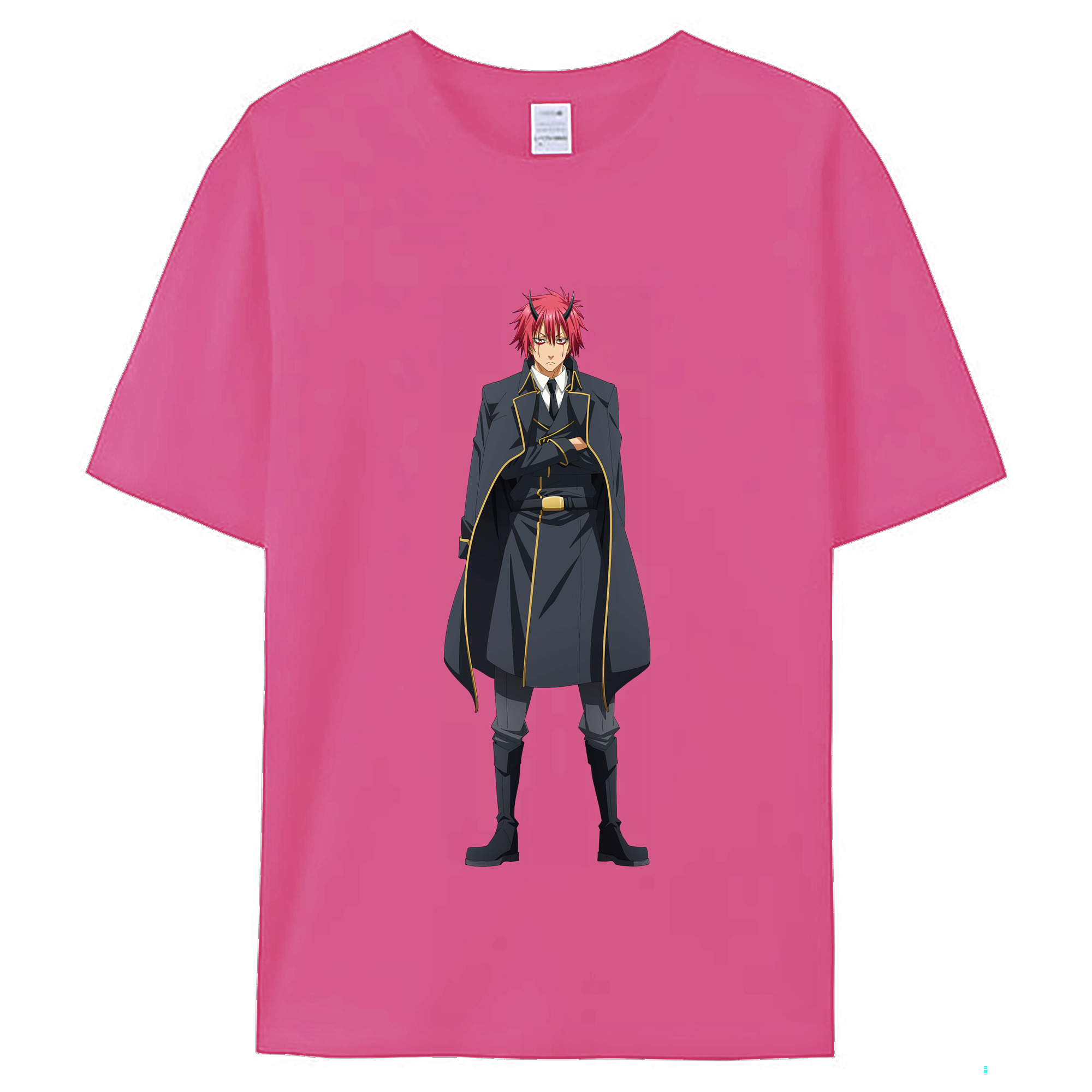 （画像用） 転スラ Regarding Reincarnated to Slime レディースカジュアルプリントTシャツ（綿100％）