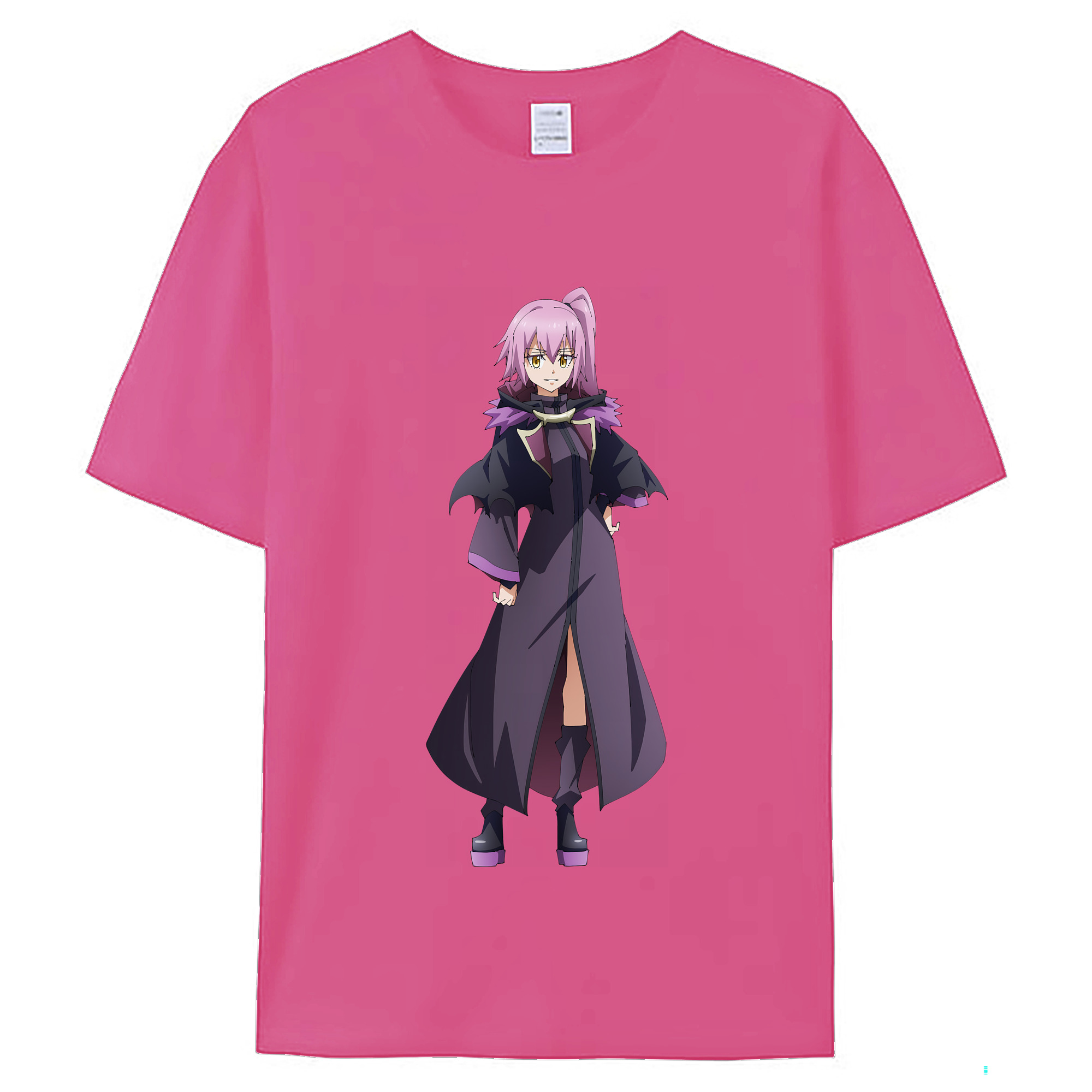 （画像用） 転スラ Regarding Reincarnated to Slime レディースカジュアルプリントTシャツ（綿100％）