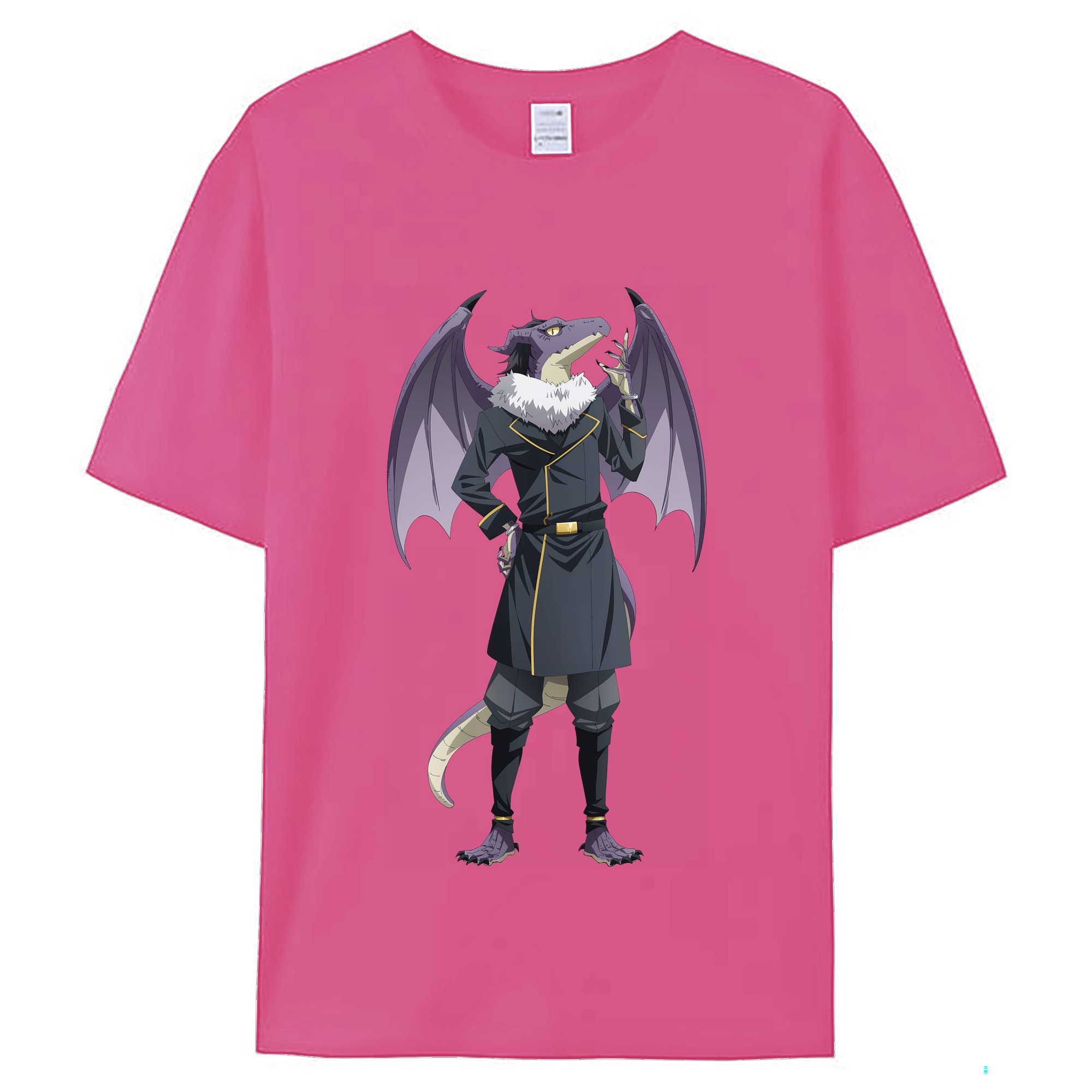（画像用） 転スラ Regarding Reincarnated to Slime レディースカジュアルプリントTシャツ（綿100％）
