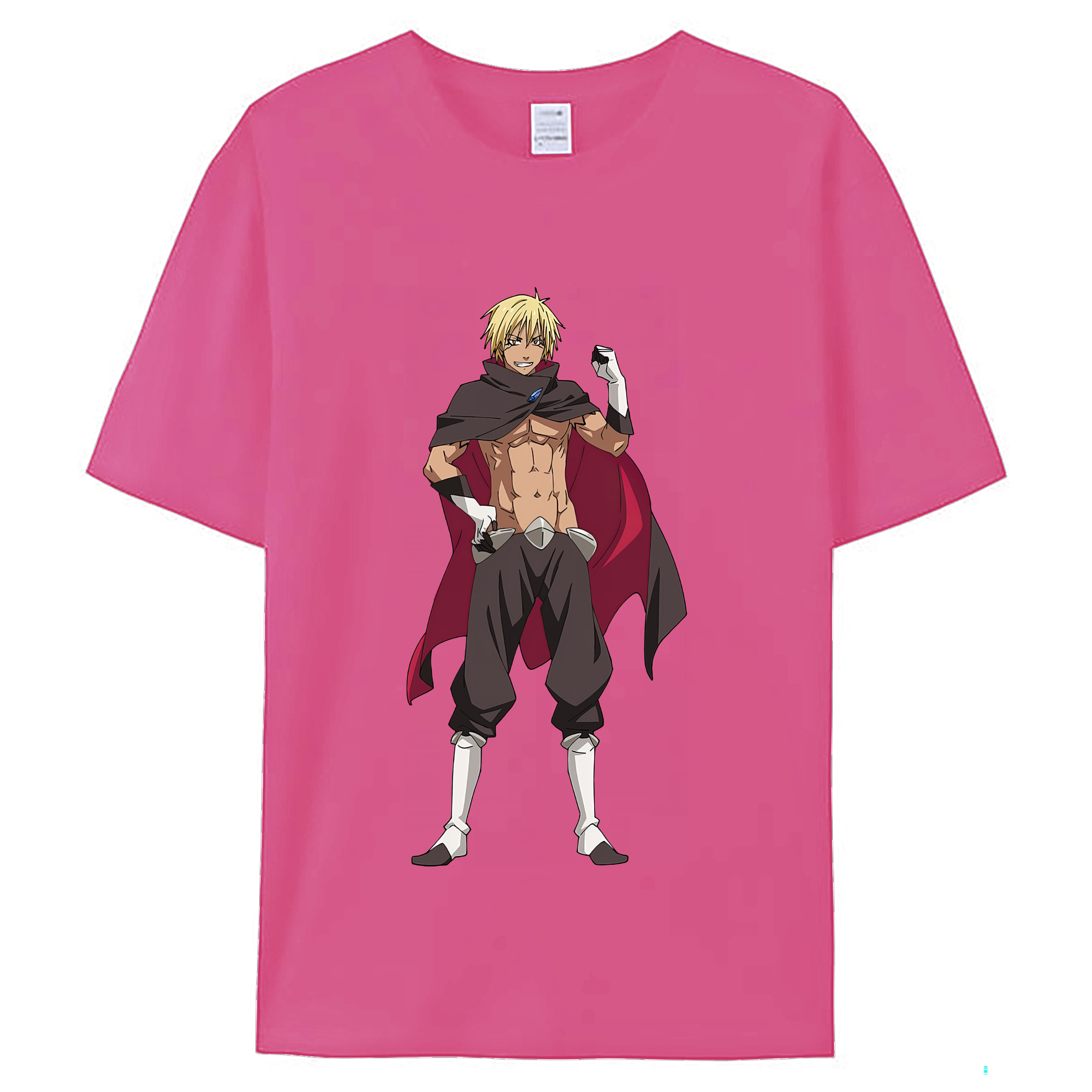 （画像用） 転スラ Regarding Reincarnated to Slime レディースカジュアルプリントTシャツ（綿100％）