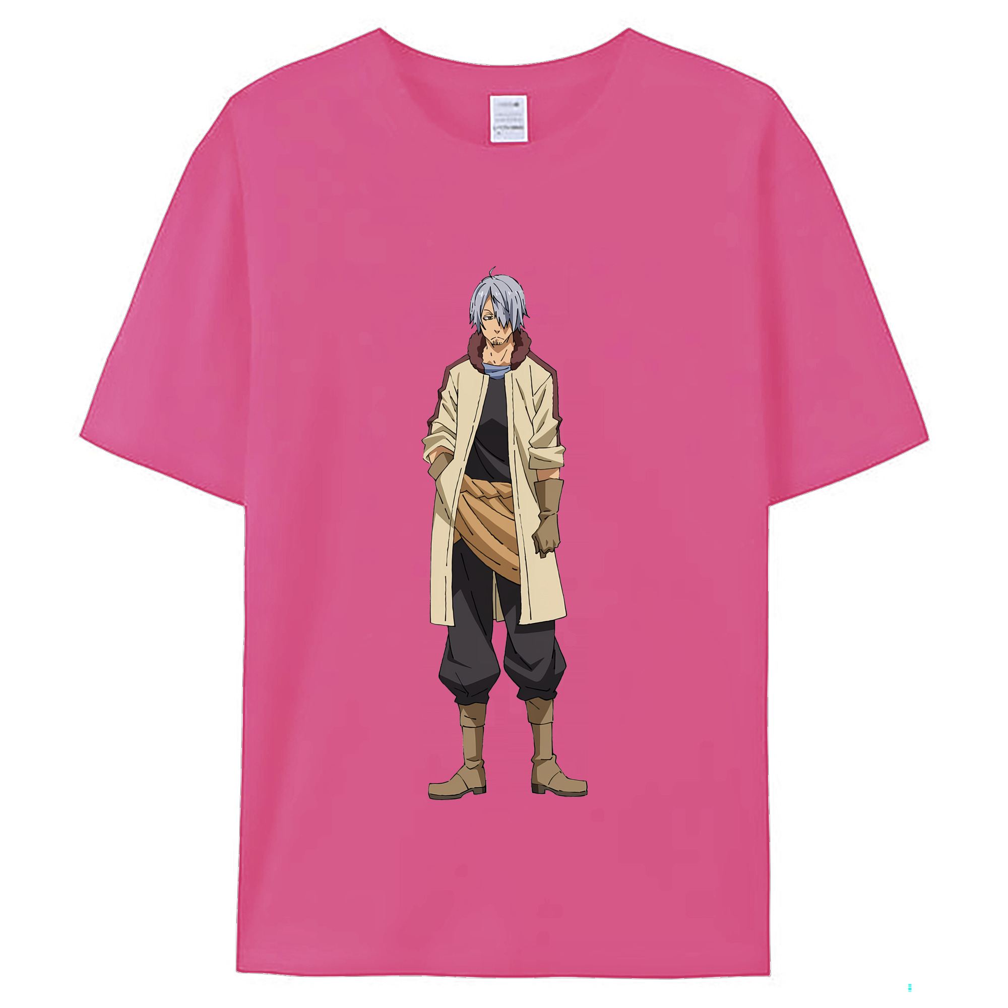 （画像用） 転スラ Regarding Reincarnated to Slime レディースカジュアルプリントTシャツ（綿100％）