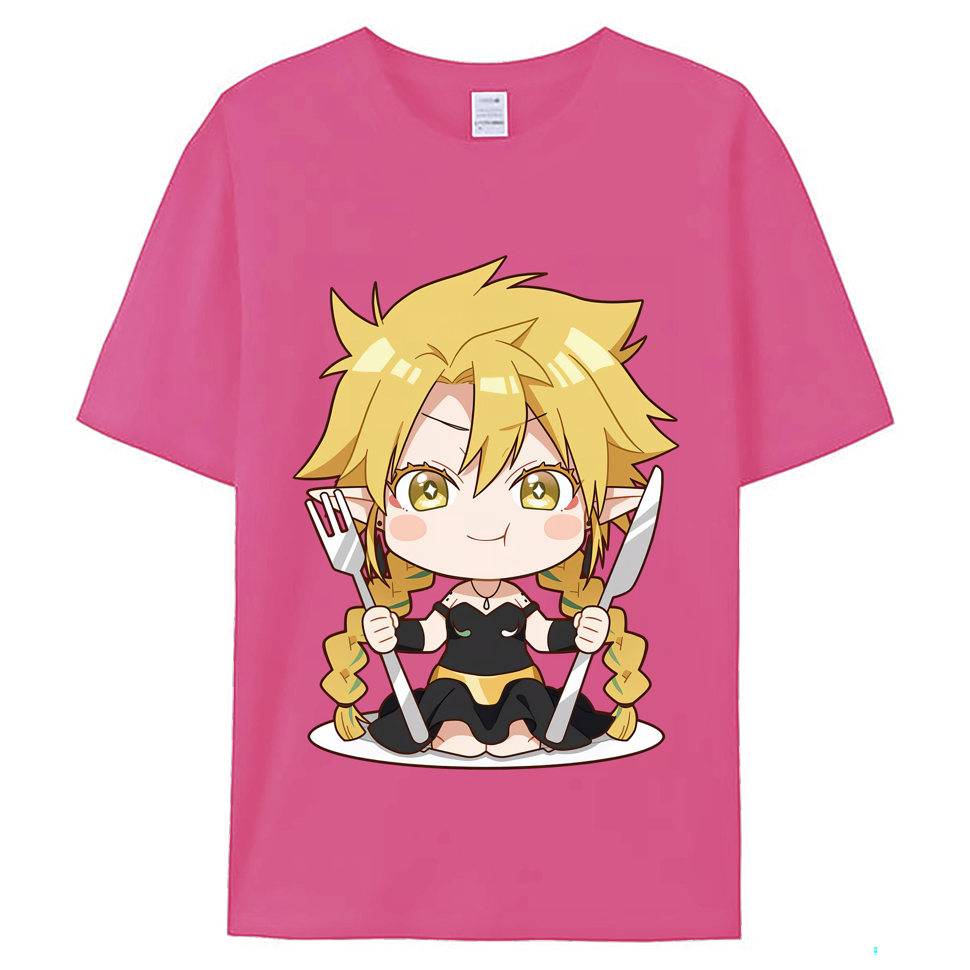 （画像用） 転スラ Regarding Reincarnated to Slime レディースカジュアルプリントTシャツ（綿100％）