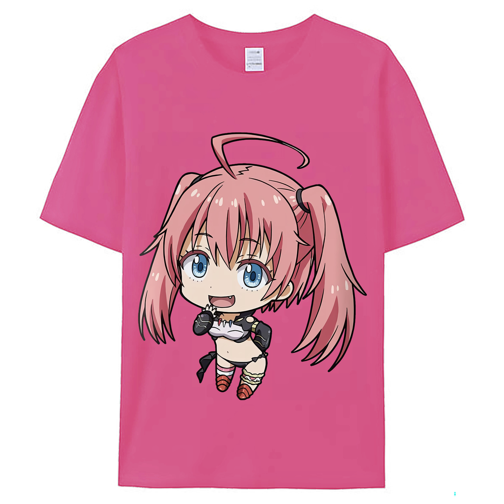 （画像用） 転スラ Regarding Reincarnated to Slime レディースカジュアルプリントTシャツ（綿100％）