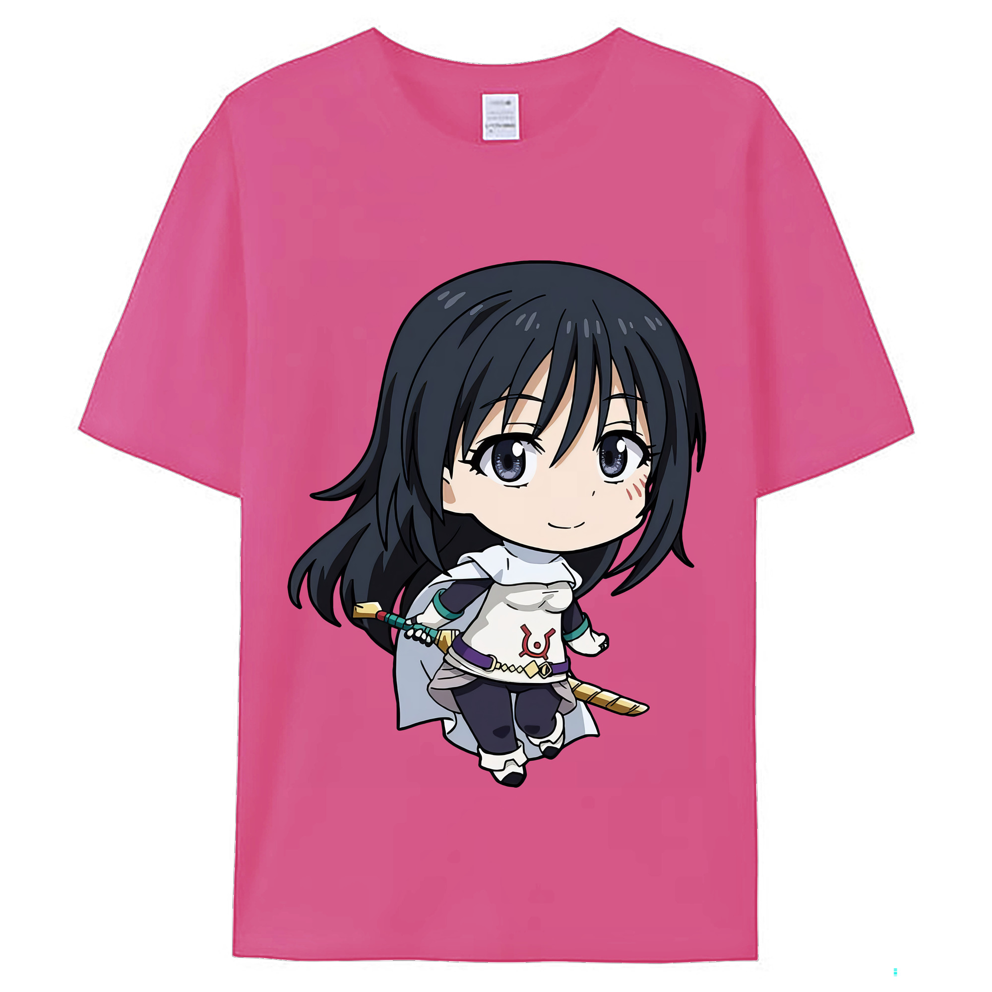（画像用） 転スラ Regarding Reincarnated to Slime レディースカジュアルプリントTシャツ（綿100％）