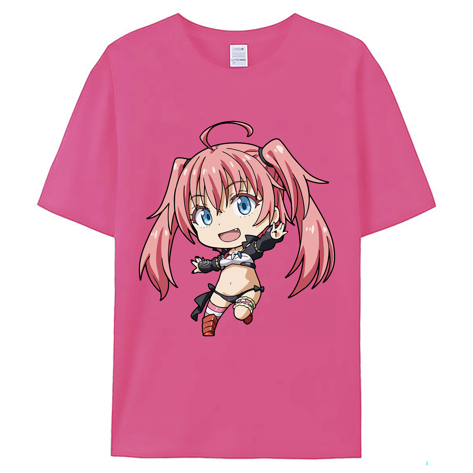 （画像用） 転スラ Regarding Reincarnated to Slime レディースカジュアルプリントTシャツ（綿100％）