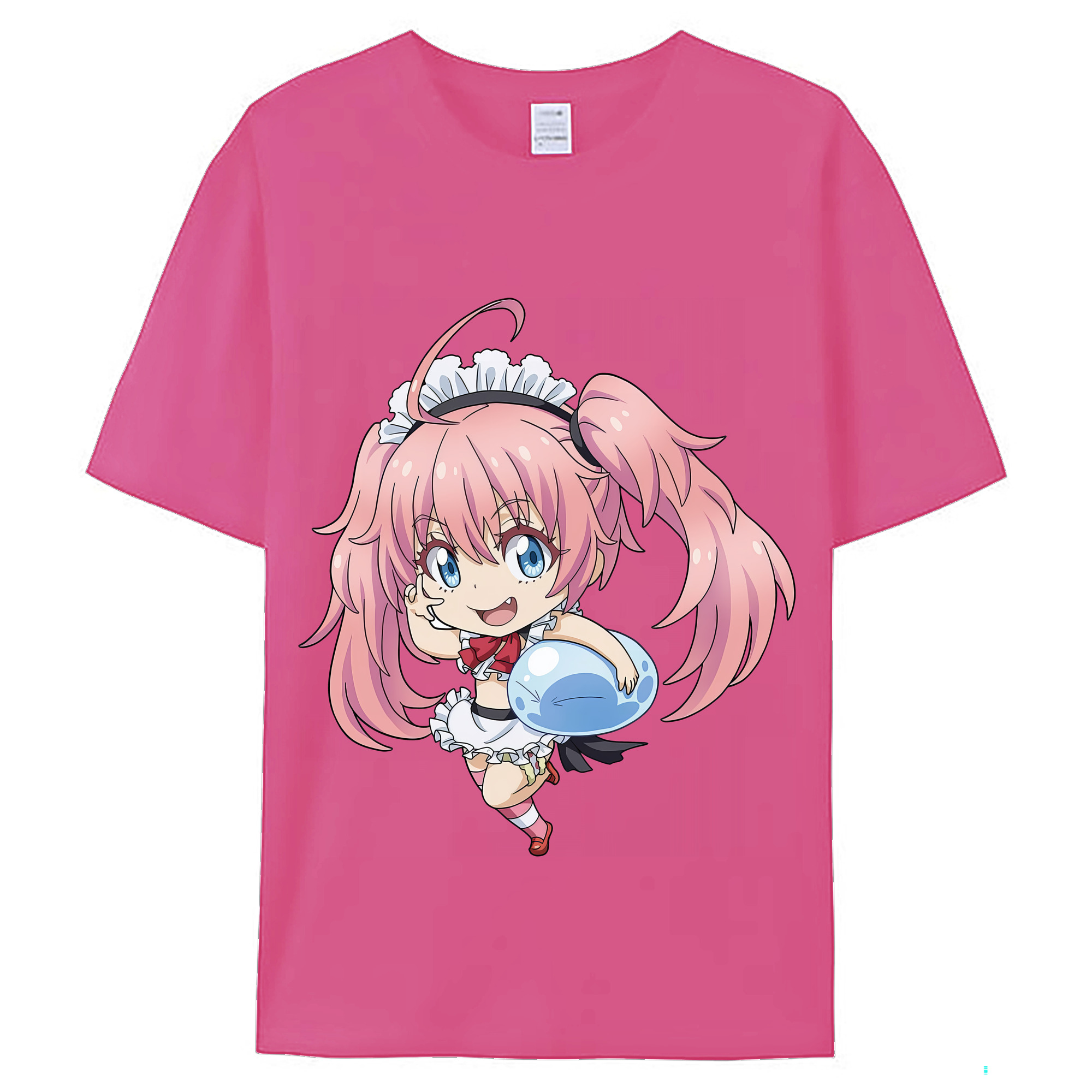 （画像用） 転スラ Regarding Reincarnated to Slime レディースカジュアルプリントTシャツ（綿100％）