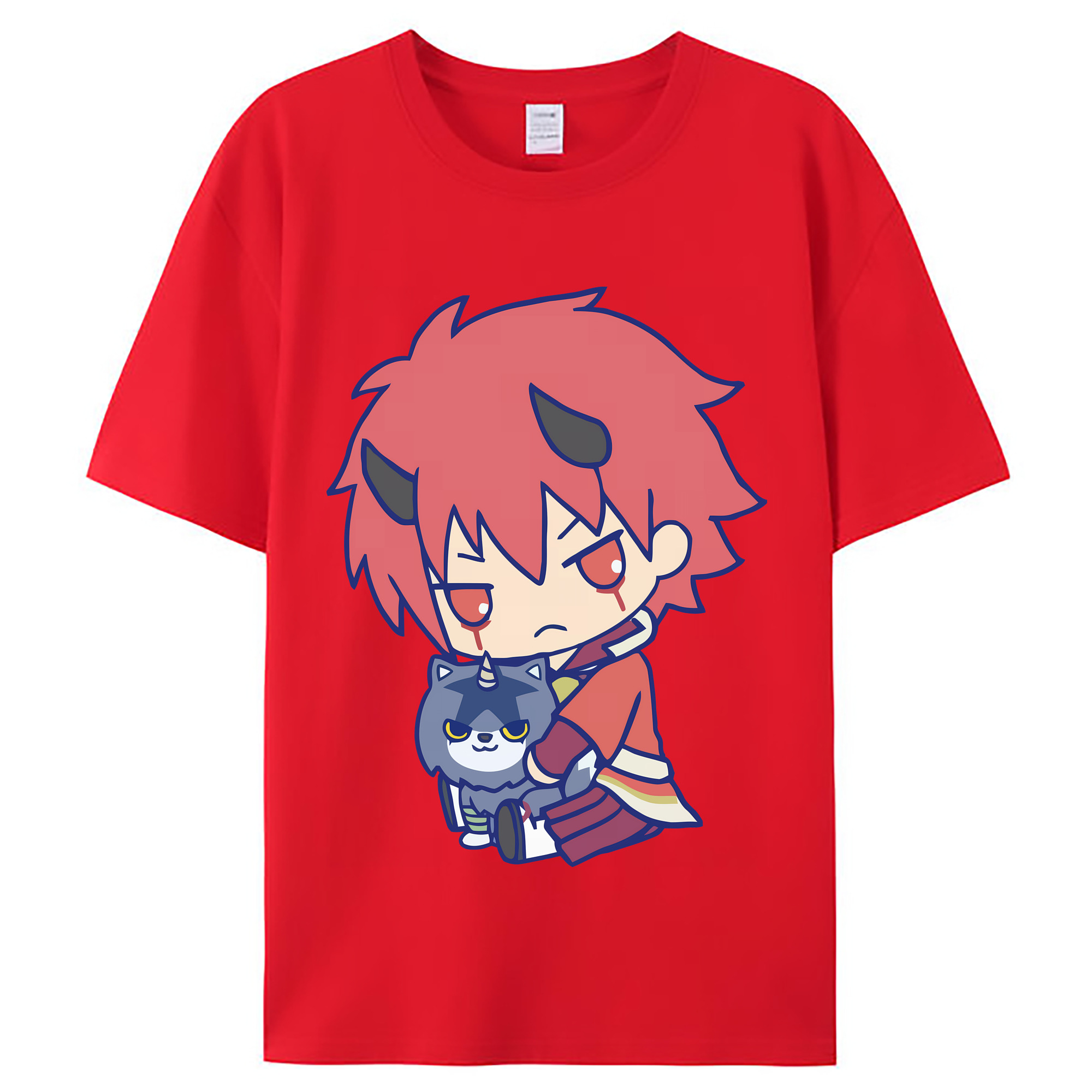 （画像用） 転スラ Regarding Reincarnated to Slime レディースカジュアルプリントTシャツ（綿100％）
