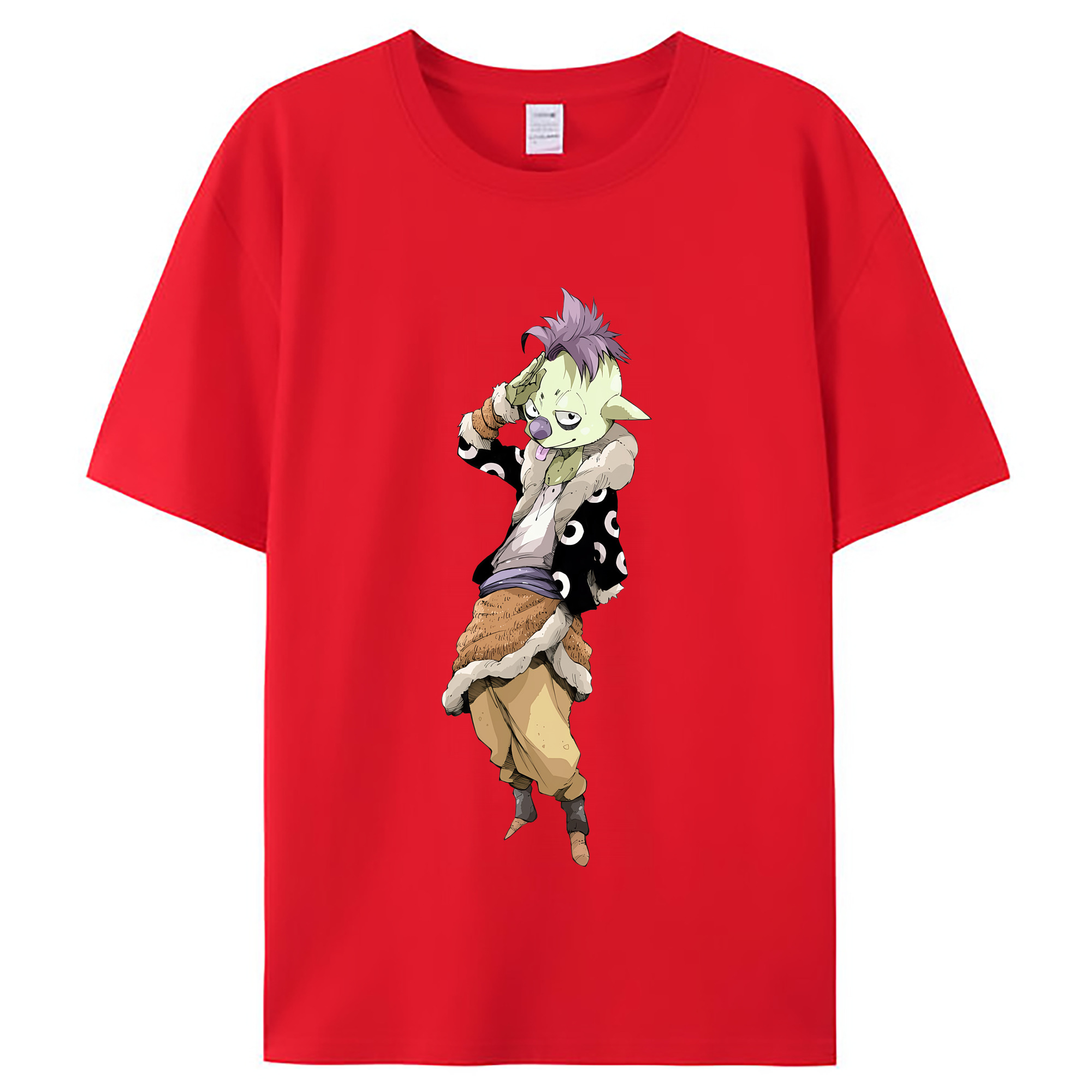 （画像用） 転スラ Regarding Reincarnated to Slime レディースカジュアルプリントTシャツ（綿100％）