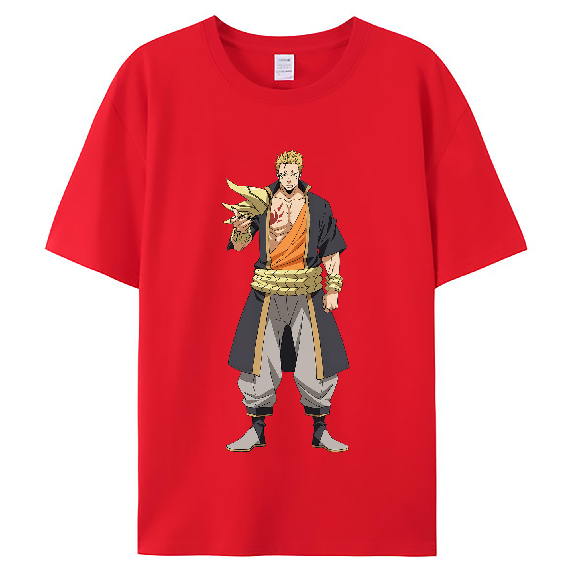 （画像用） 転スラ Regarding Reincarnated to Slime レディースカジュアルプリントTシャツ（綿100％）