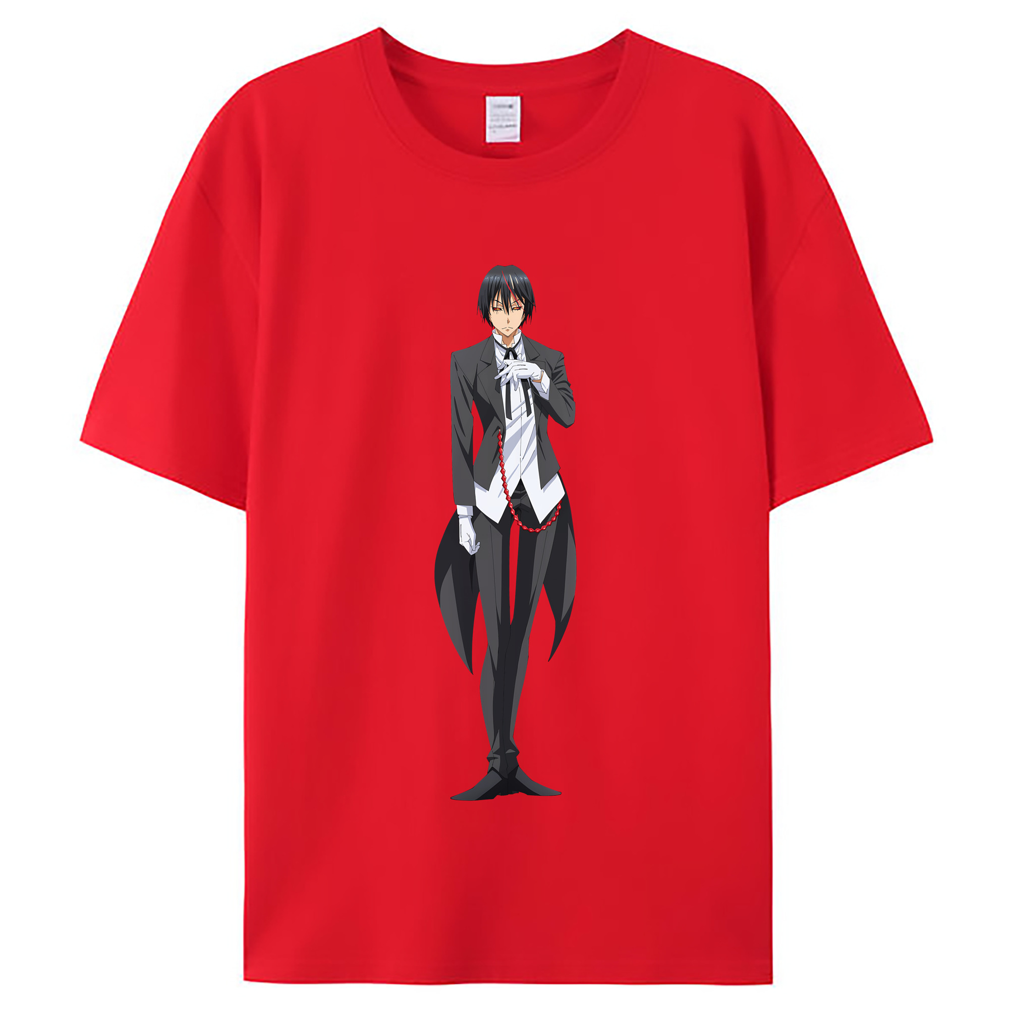（画像用） 転スラ Regarding Reincarnated to Slime レディースカジュアルプリントTシャツ（綿100％）