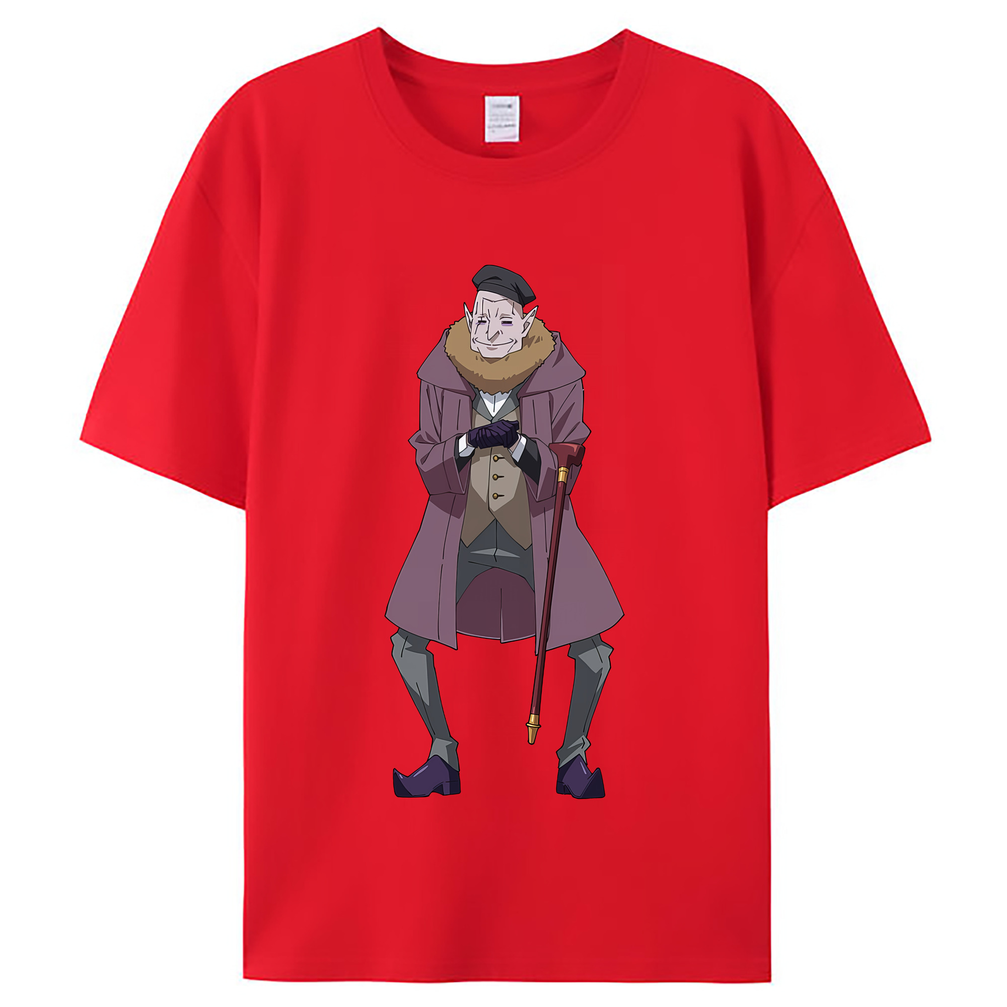 （画像用） 転スラ Regarding Reincarnated to Slime レディースカジュアルプリントTシャツ（綿100％）