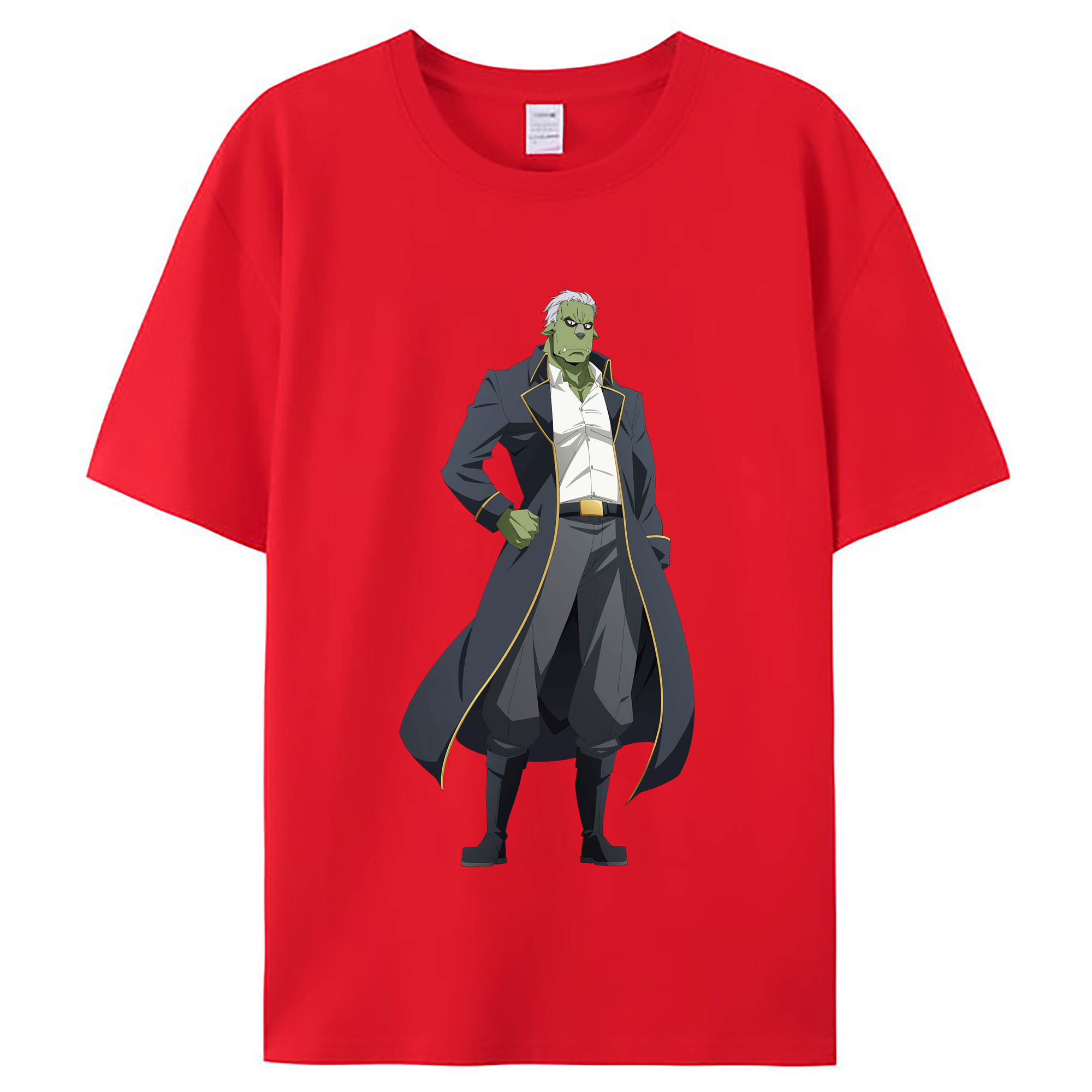 （画像用） 転スラ Regarding Reincarnated to Slime レディースカジュアルプリントTシャツ（綿100％）