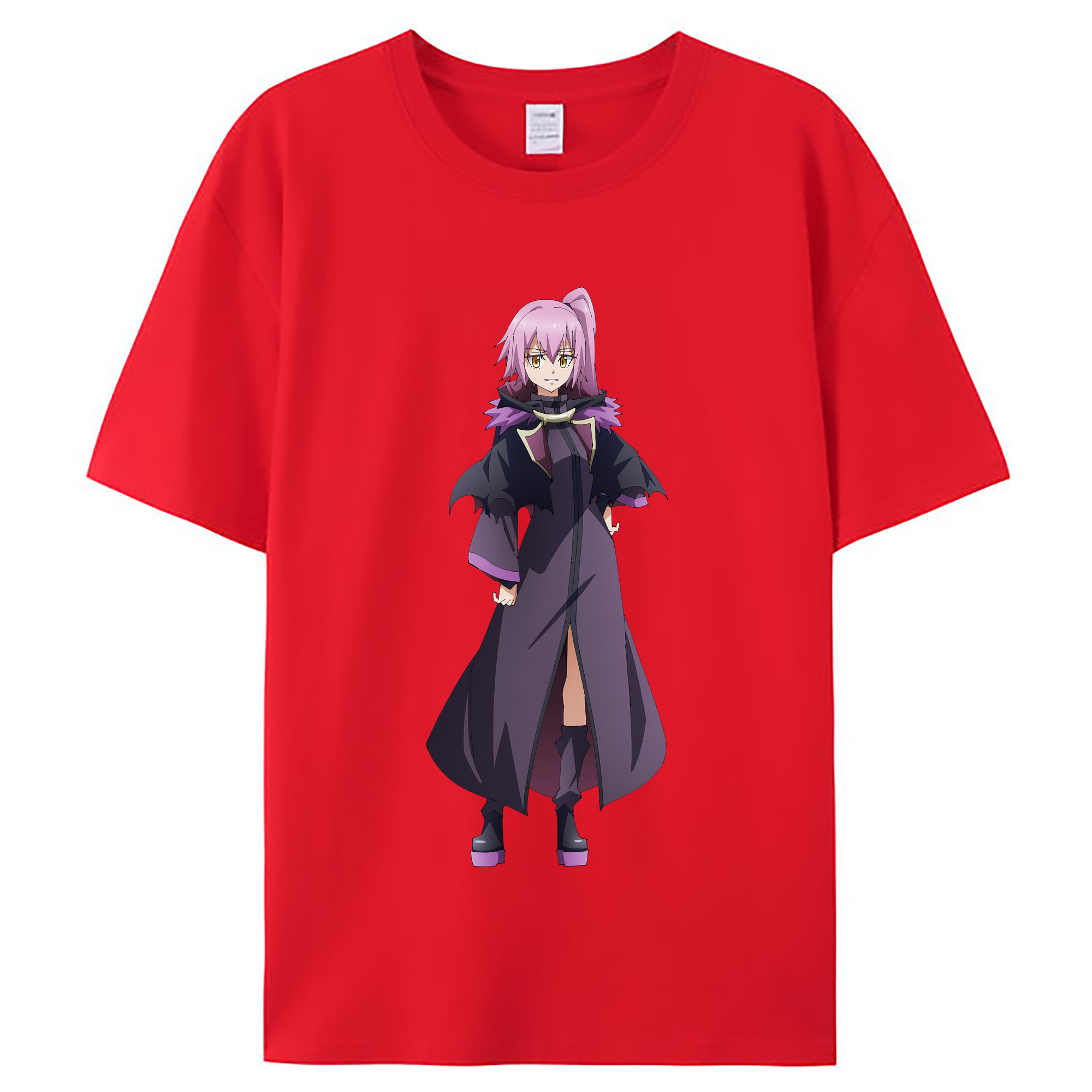 （画像用） 転スラ Regarding Reincarnated to Slime レディースカジュアルプリントTシャツ（綿100％）