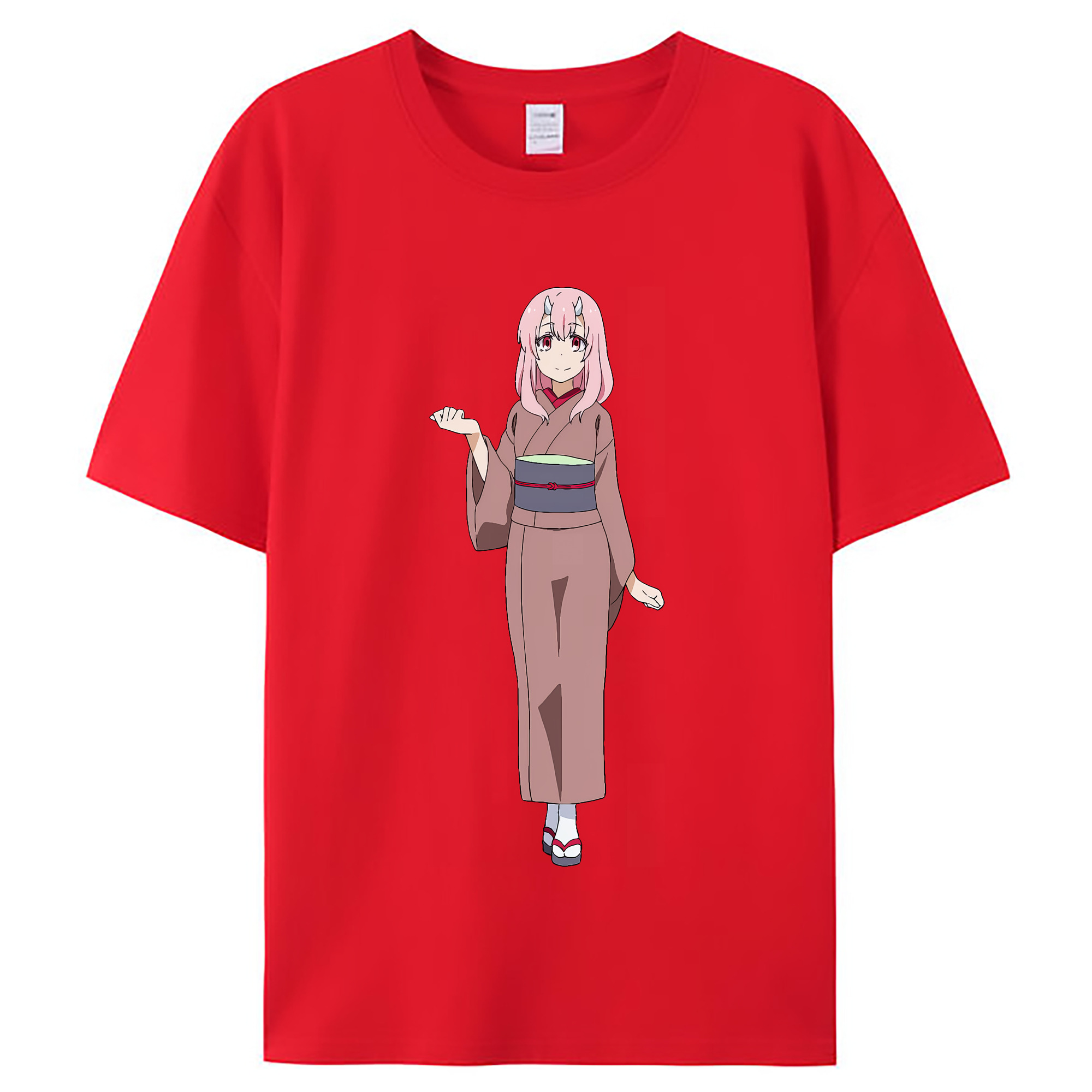 （画像用） 転スラ Regarding Reincarnated to Slime レディースカジュアルプリントTシャツ（綿100％）