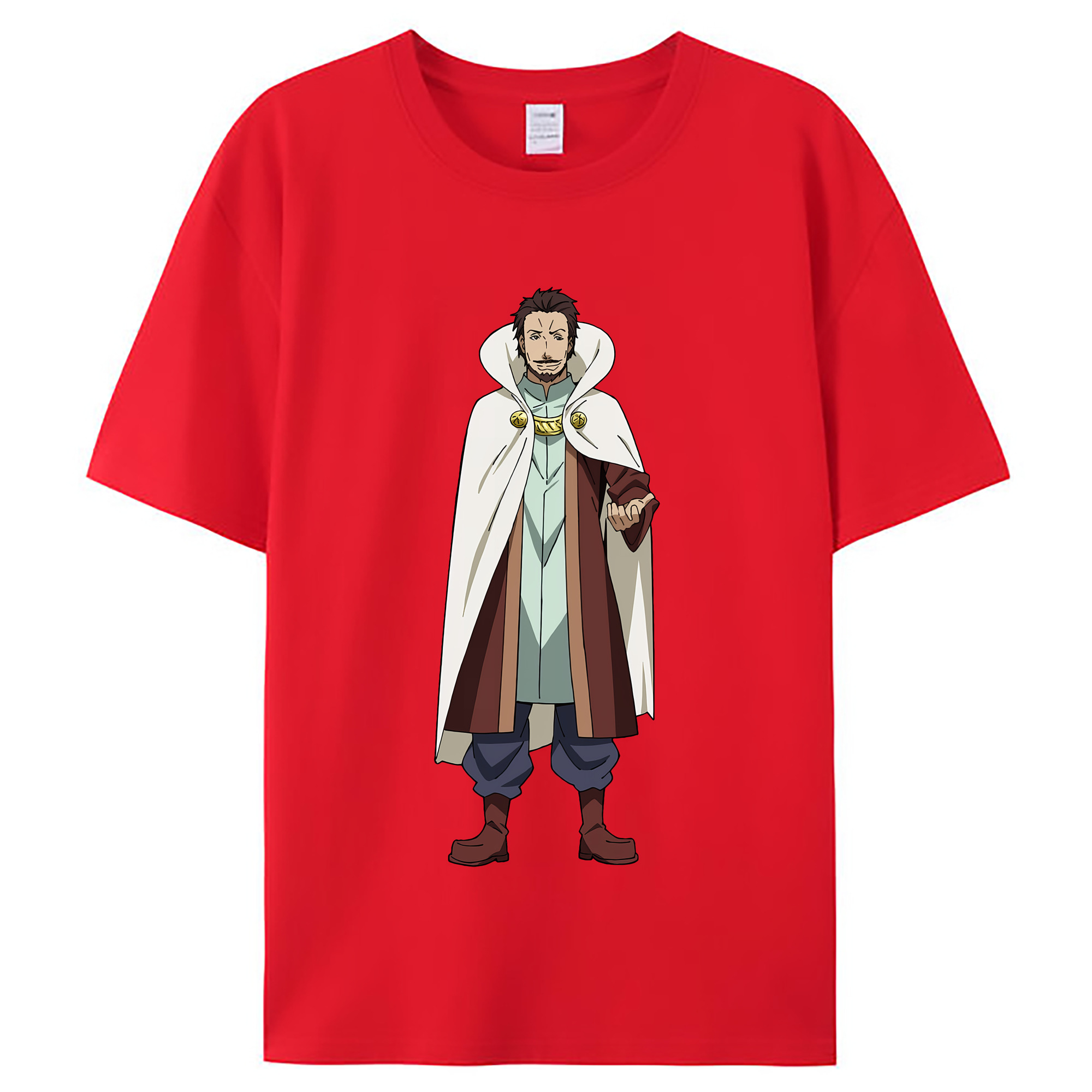 （画像用） 転スラ Regarding Reincarnated to Slime レディースカジュアルプリントTシャツ（綿100％）