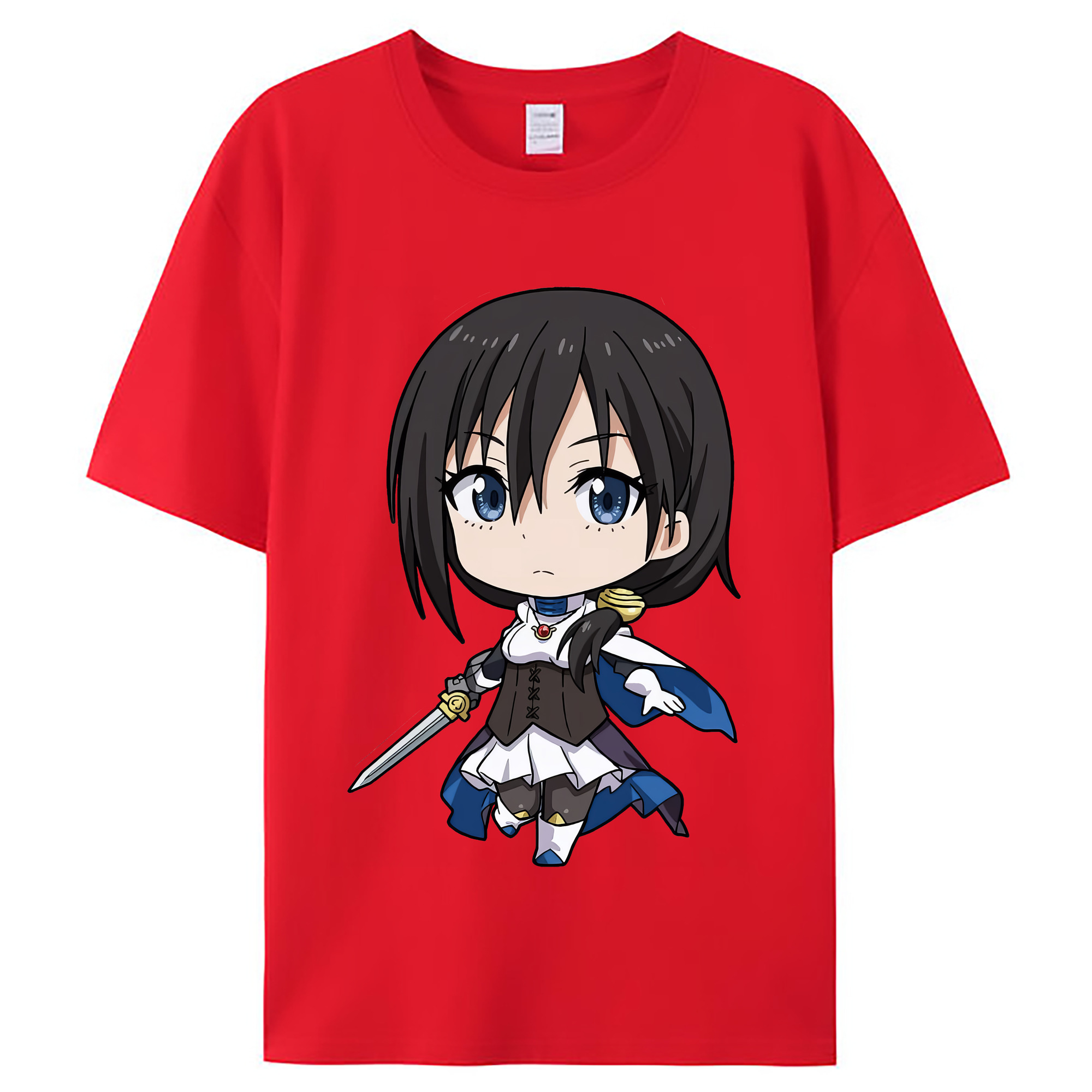 （画像用） 転スラ Regarding Reincarnated to Slime レディースカジュアルプリントTシャツ（綿100％）