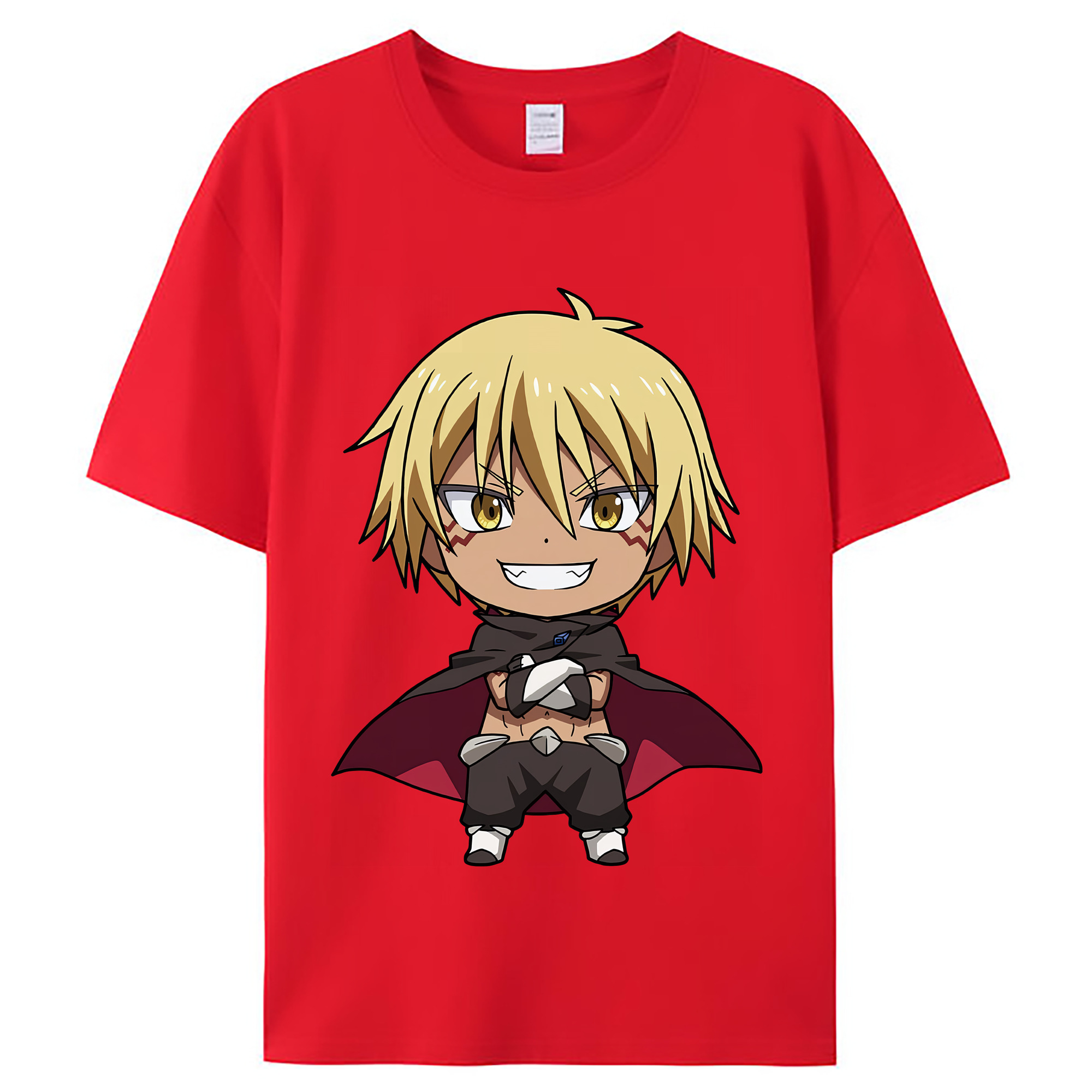 （画像用） 転スラ Regarding Reincarnated to Slime レディースカジュアルプリントTシャツ（綿100％）