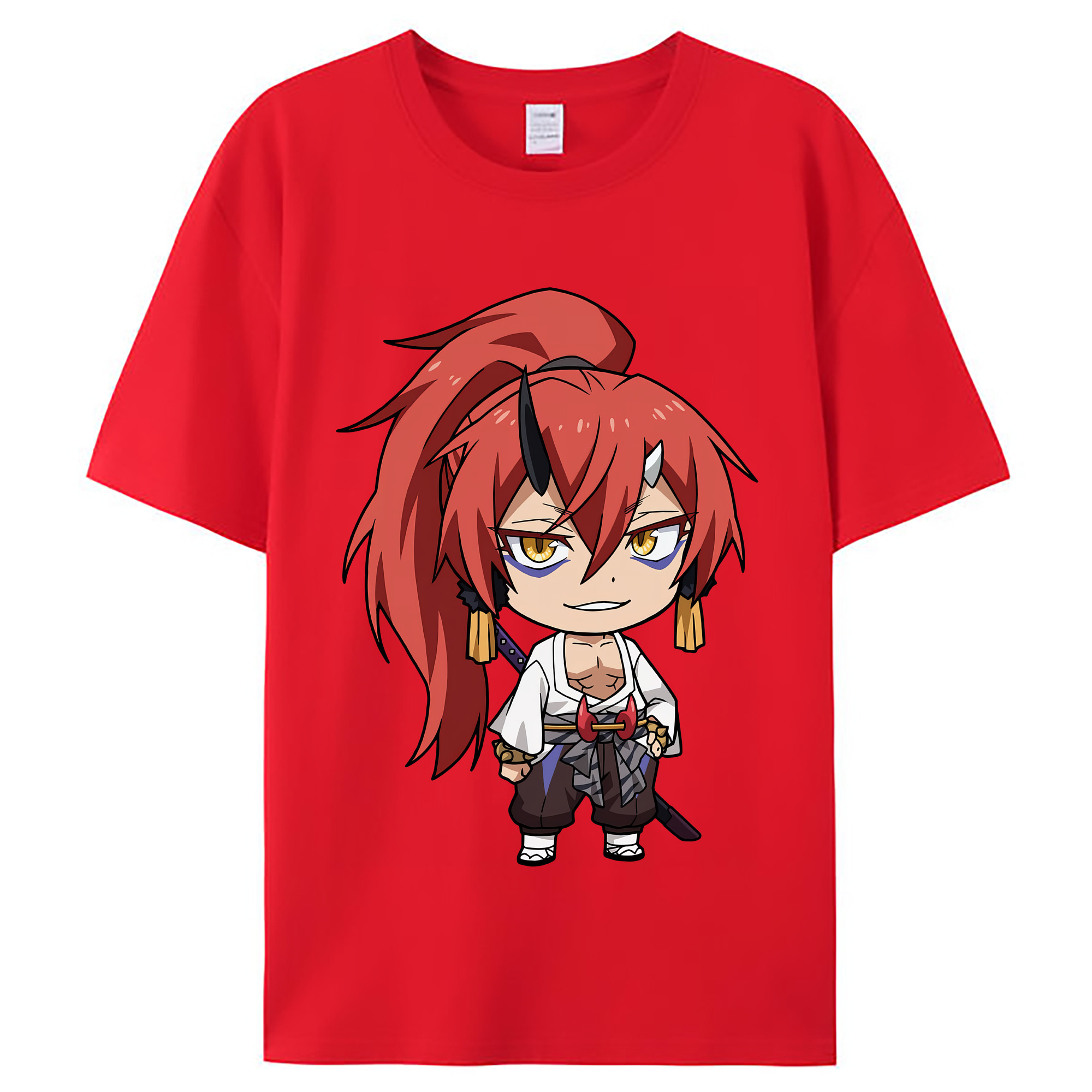 （画像用） 転スラ Regarding Reincarnated to Slime レディースカジュアルプリントTシャツ（綿100％）