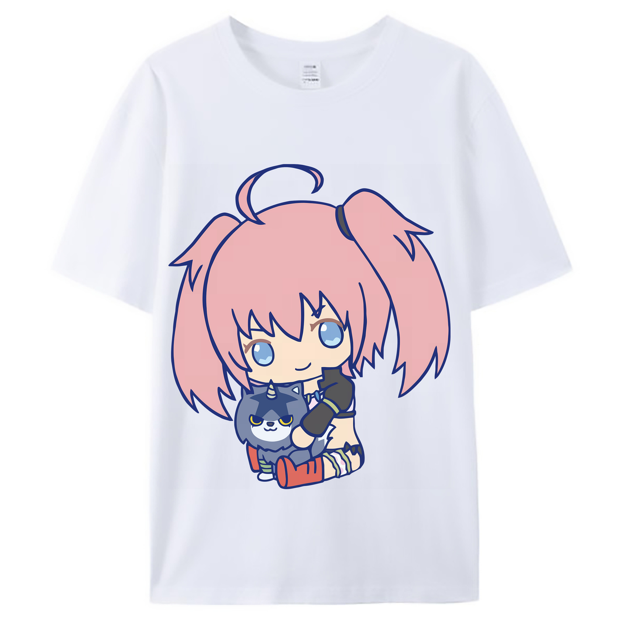 （画像用） 転スラ Regarding Reincarnated to Slime レディースカジュアルプリントTシャツ（綿100％）