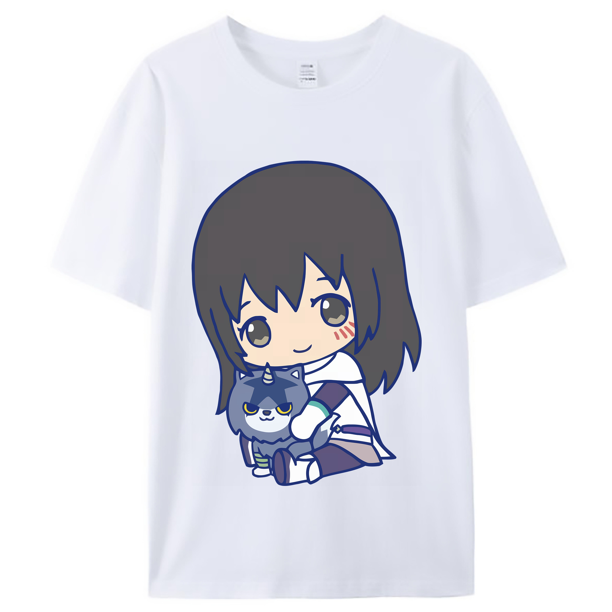 （画像用） 転スラ Regarding Reincarnated to Slime レディースカジュアルプリントTシャツ（綿100％）