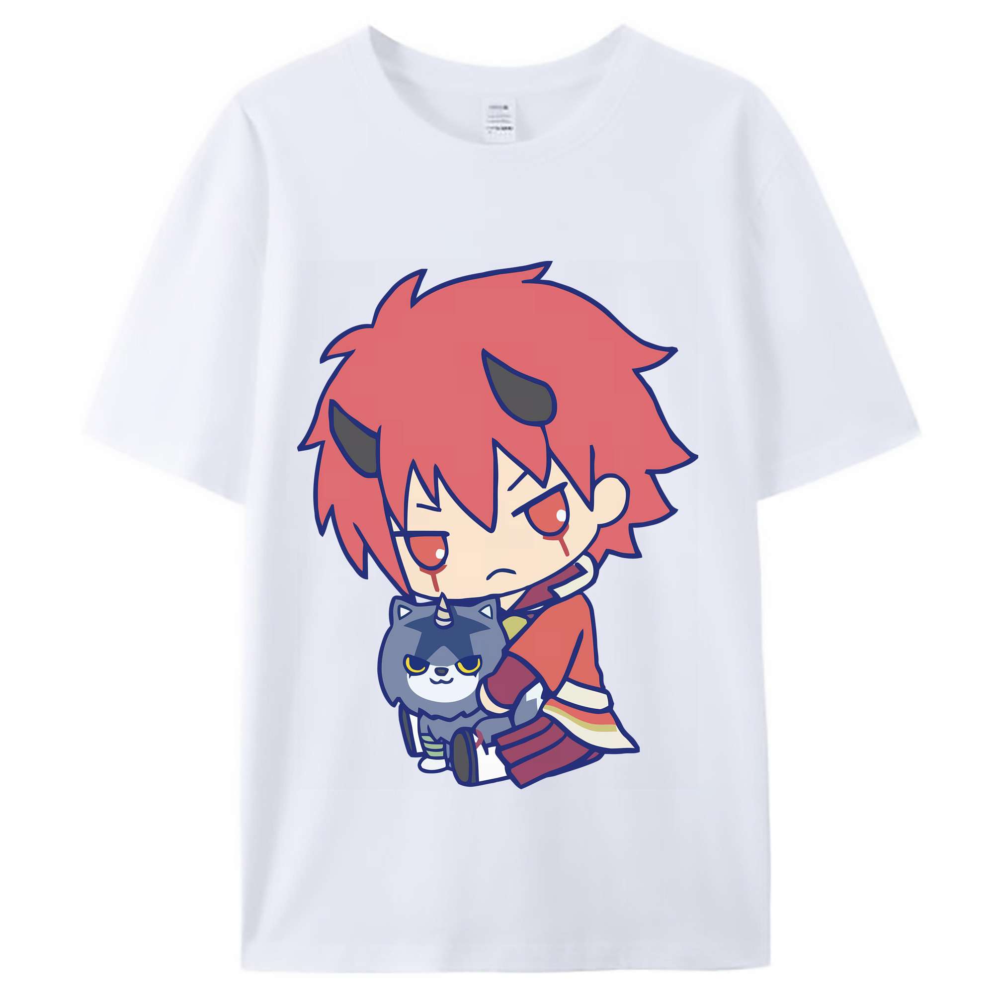 （画像用） 転スラ Regarding Reincarnated to Slime レディースカジュアルプリントTシャツ（綿100％）
