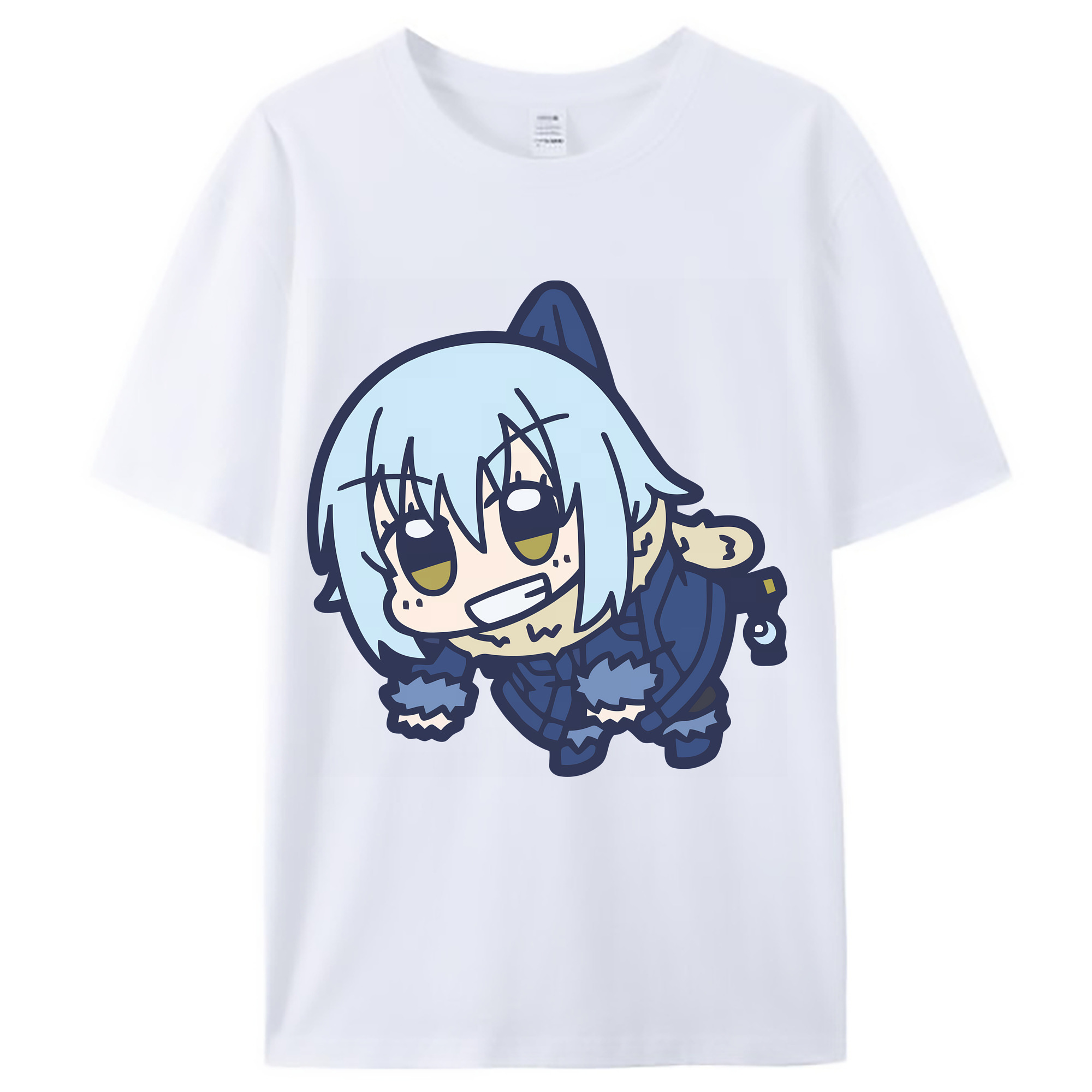 （画像用） 転スラ Regarding Reincarnated to Slime レディースカジュアルプリントTシャツ（綿100％）