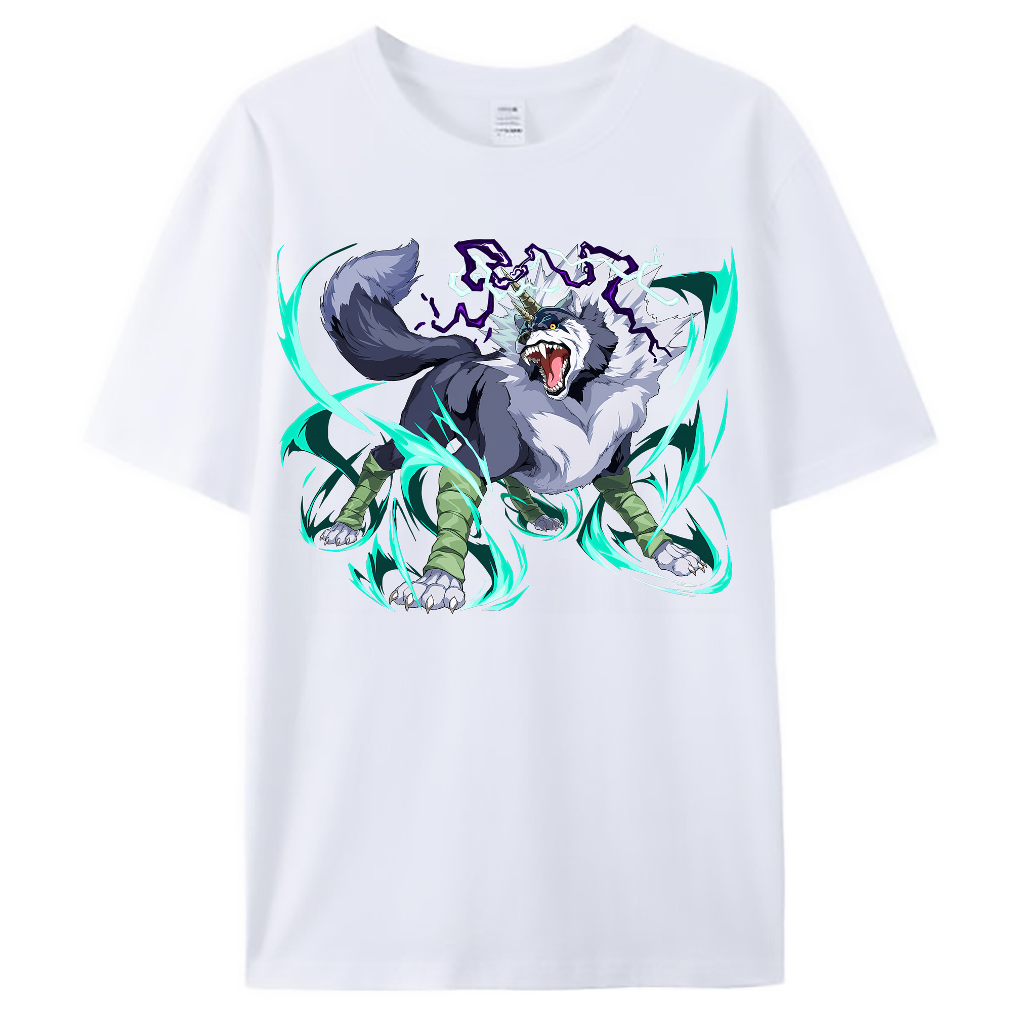 （画像用） 転スラ Regarding Reincarnated to Slime レディースカジュアルプリントTシャツ（綿100％）