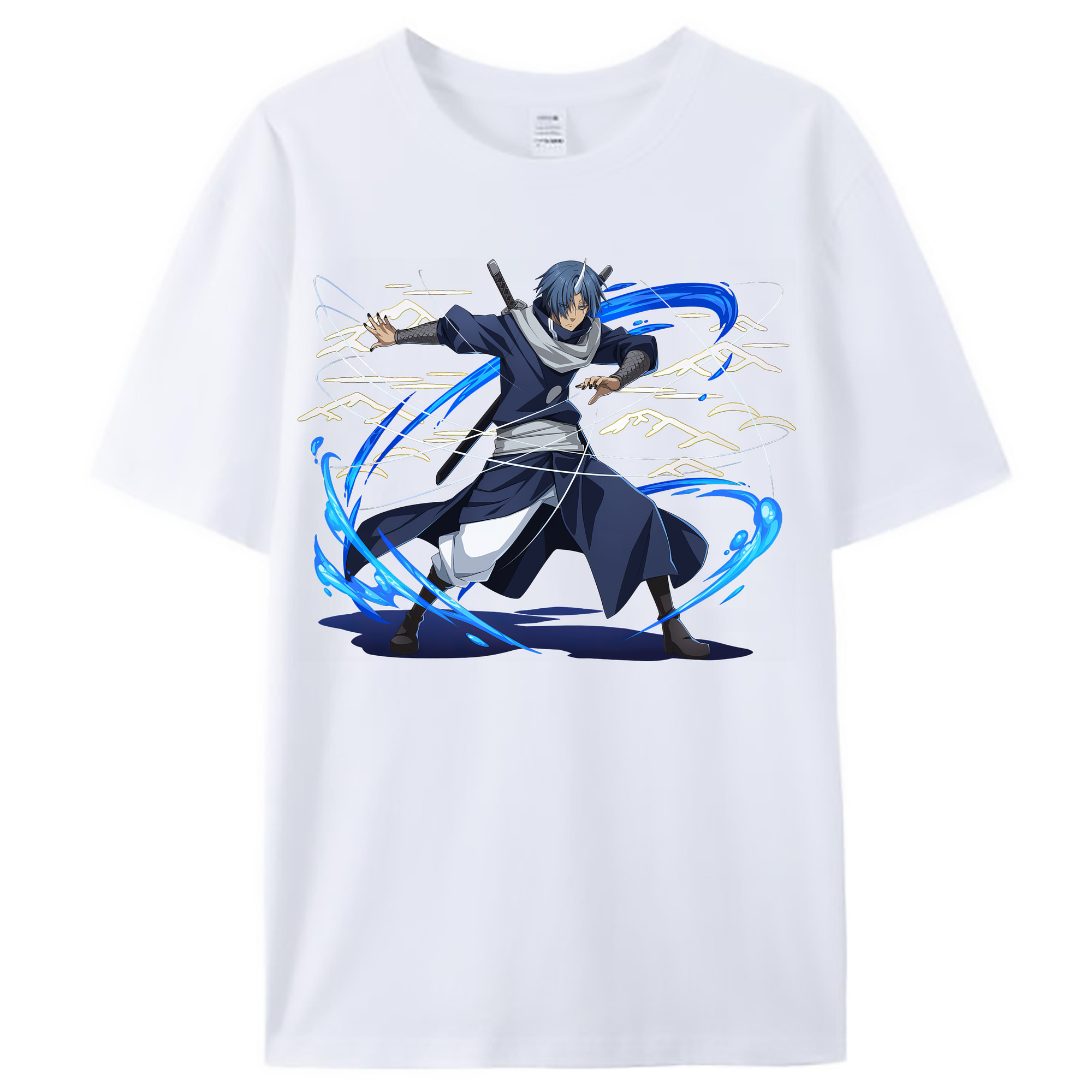 （画像用） 転スラ Regarding Reincarnated to Slime レディースカジュアルプリントTシャツ（綿100％）