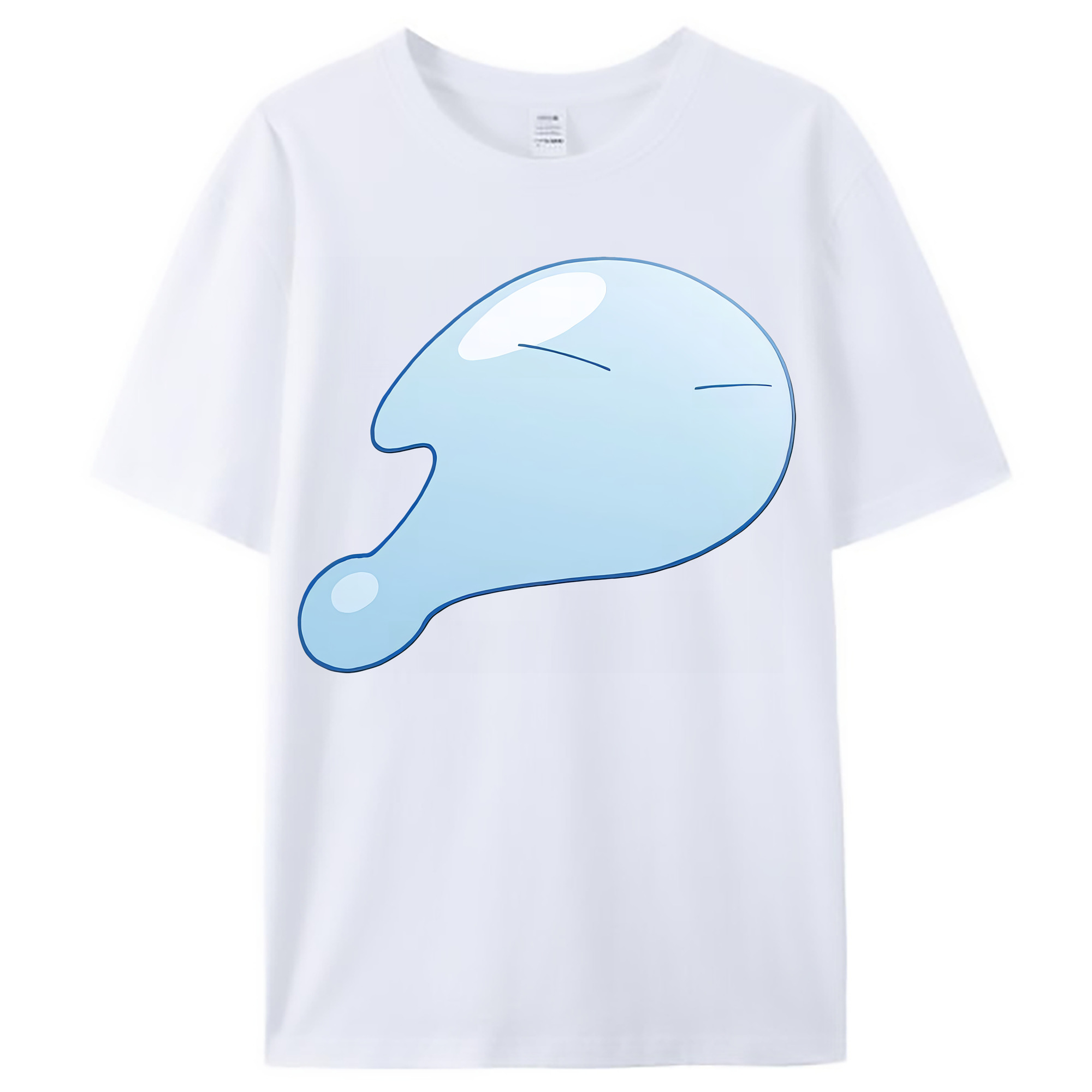 （画像用） 転スラ Regarding Reincarnated to Slime レディースカジュアルプリントTシャツ（綿100％）
