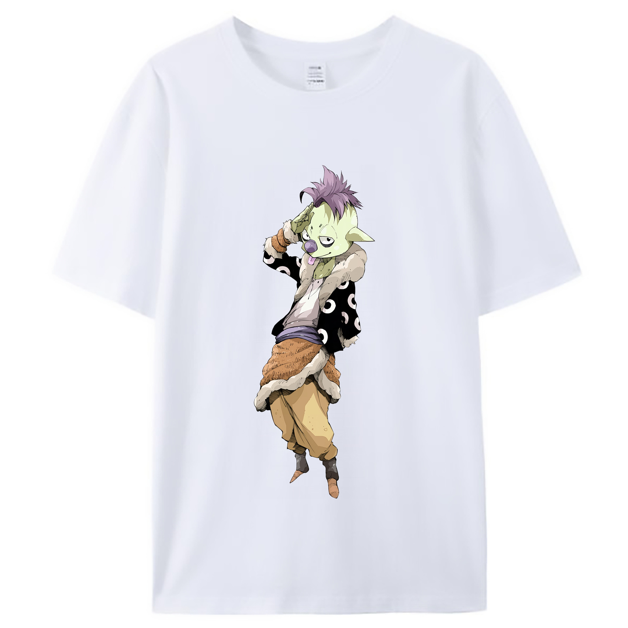 （画像用） 転スラ Regarding Reincarnated to Slime レディースカジュアルプリントTシャツ（綿100％）