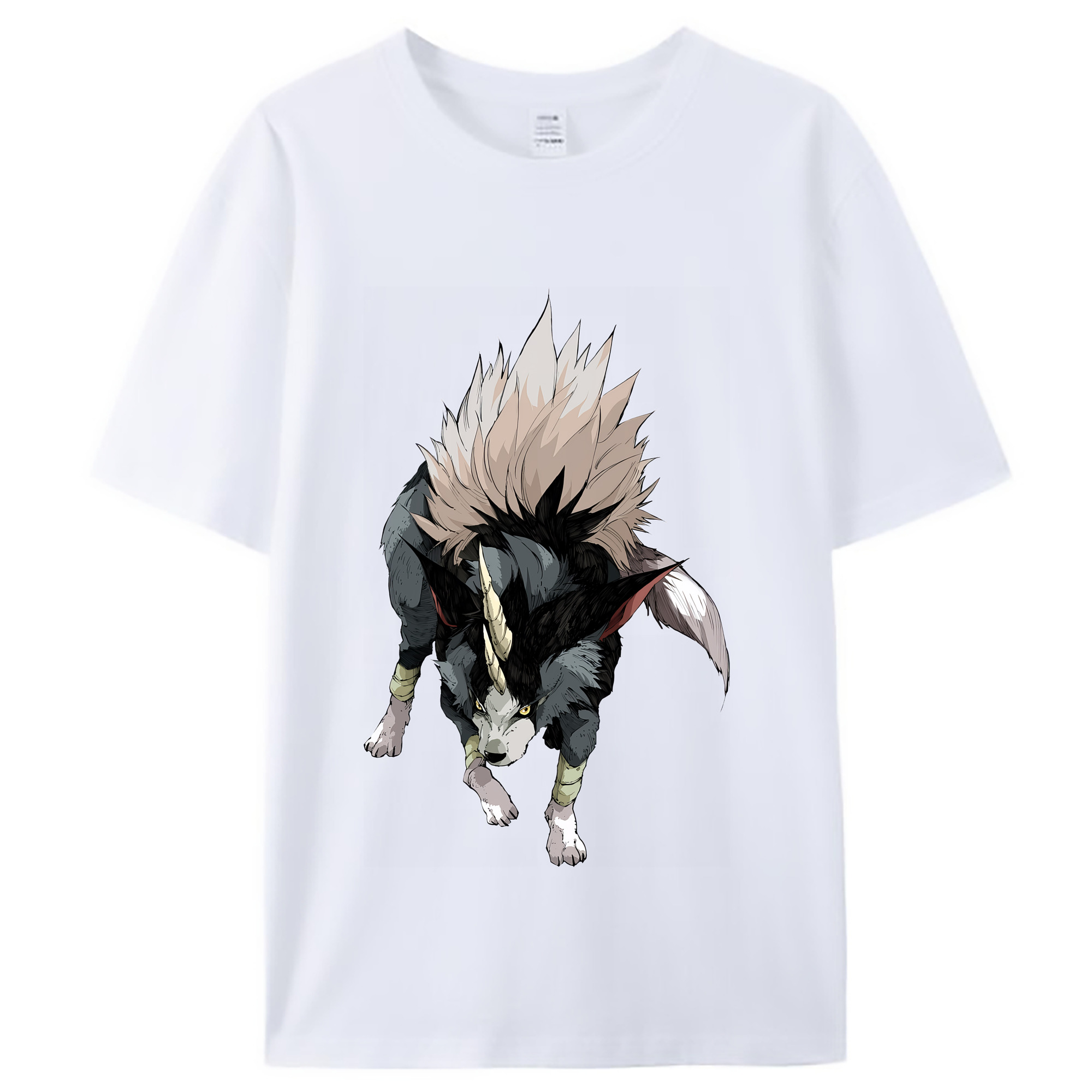 （画像用） 転スラ Regarding Reincarnated to Slime レディースカジュアルプリントTシャツ（綿100％）