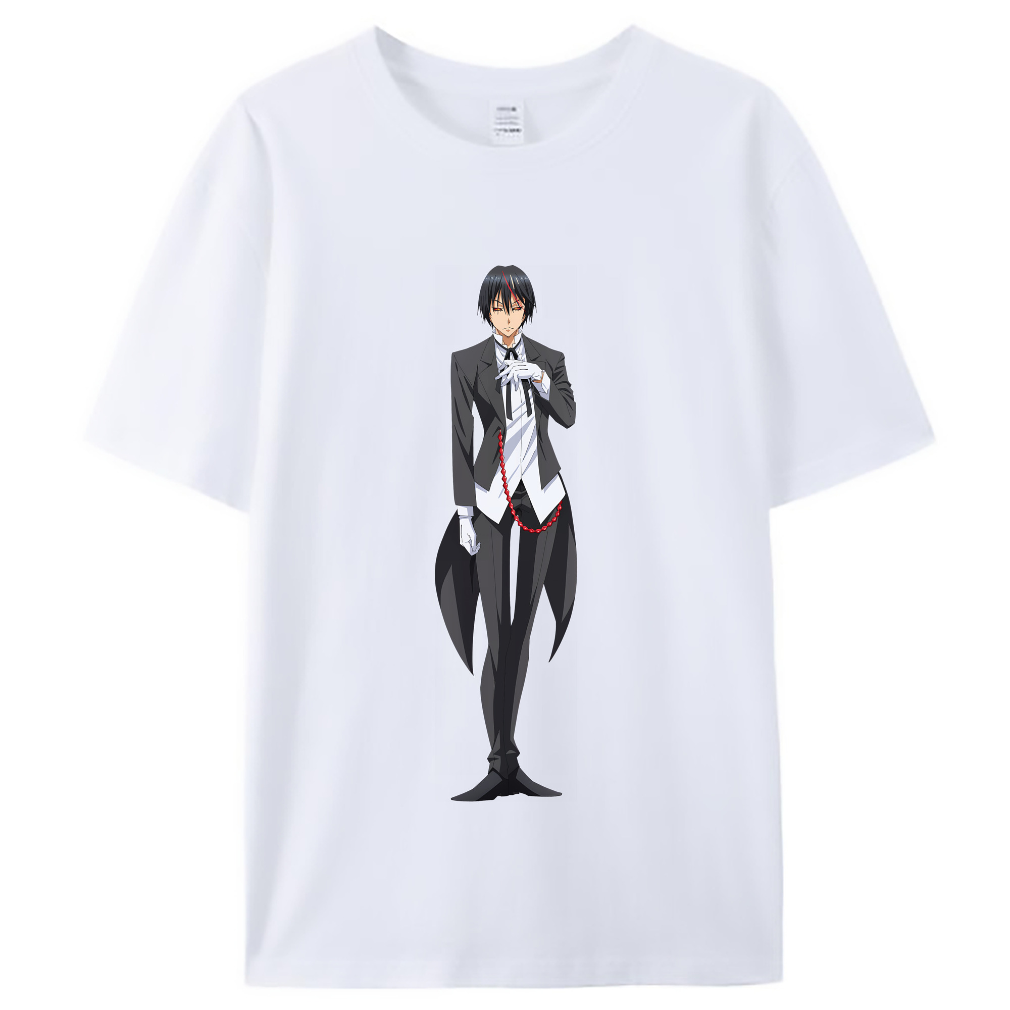 （画像用） 転スラ Regarding Reincarnated to Slime レディースカジュアルプリントTシャツ（綿100％）