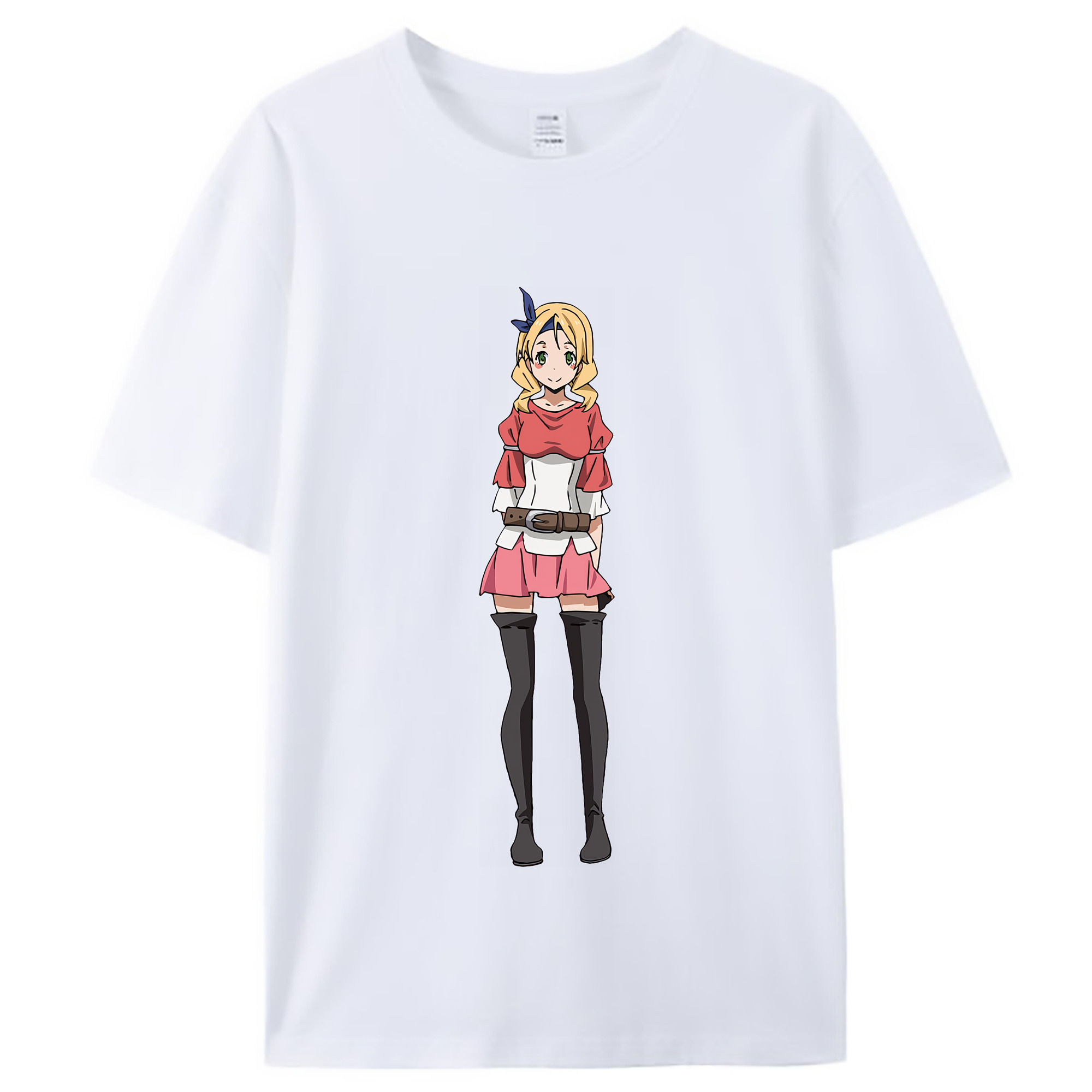（画像用） 転スラ Regarding Reincarnated to Slime レディースカジュアルプリントTシャツ（綿100％）