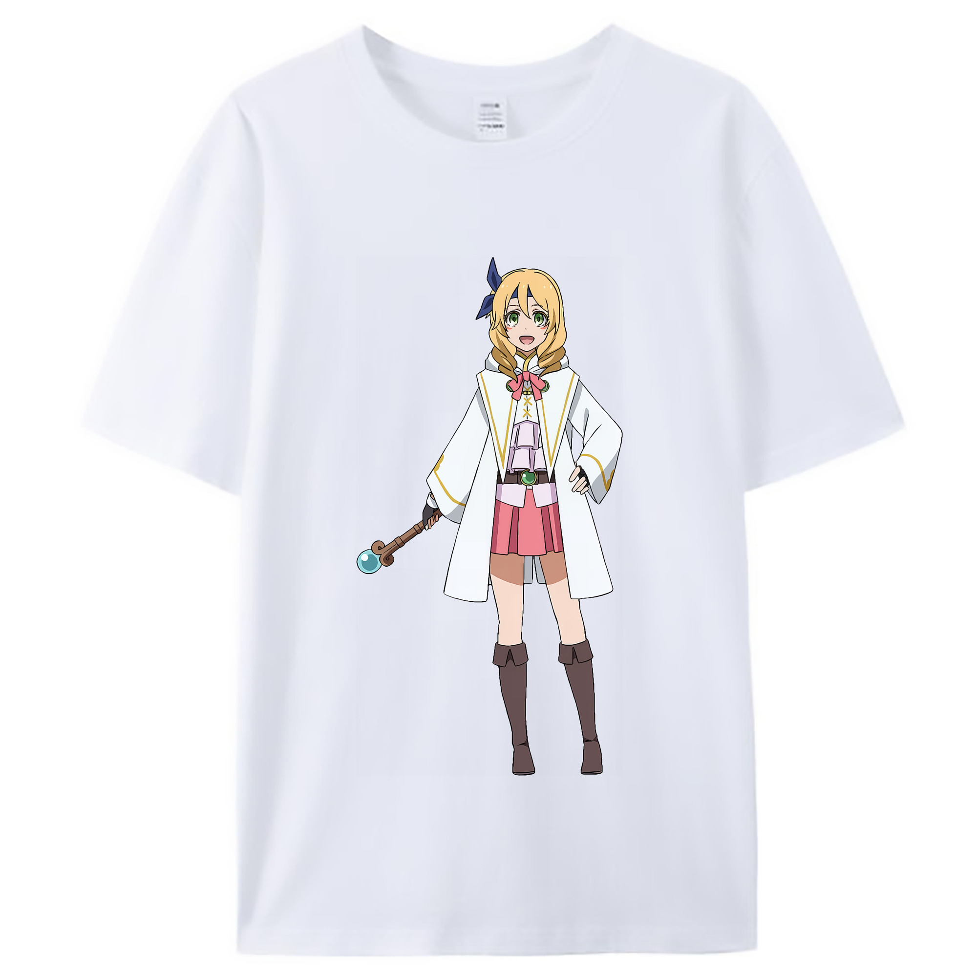 （画像用） 転スラ Regarding Reincarnated to Slime レディースカジュアルプリントTシャツ（綿100％）