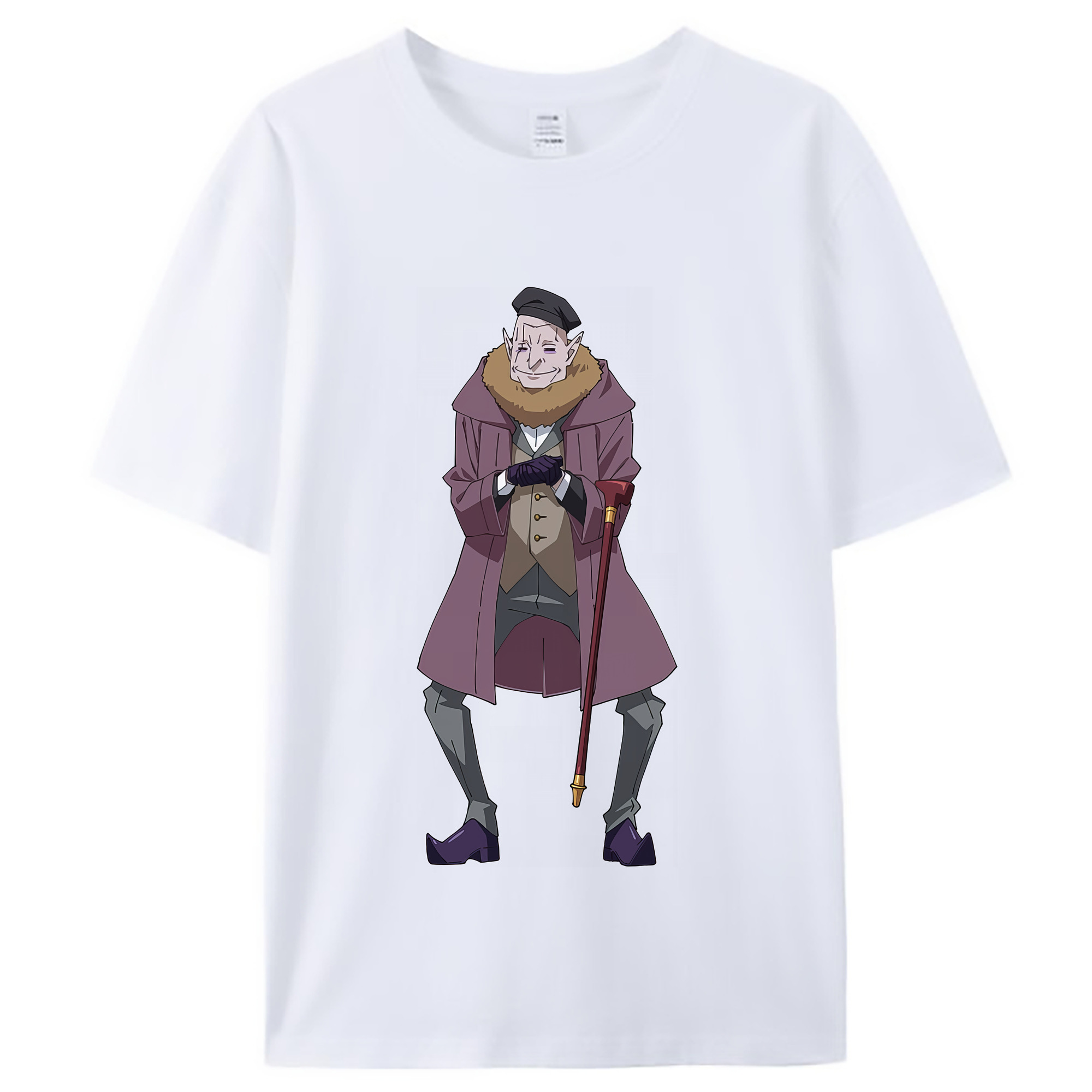 （画像用） 転スラ Regarding Reincarnated to Slime レディースカジュアルプリントTシャツ（綿100％）