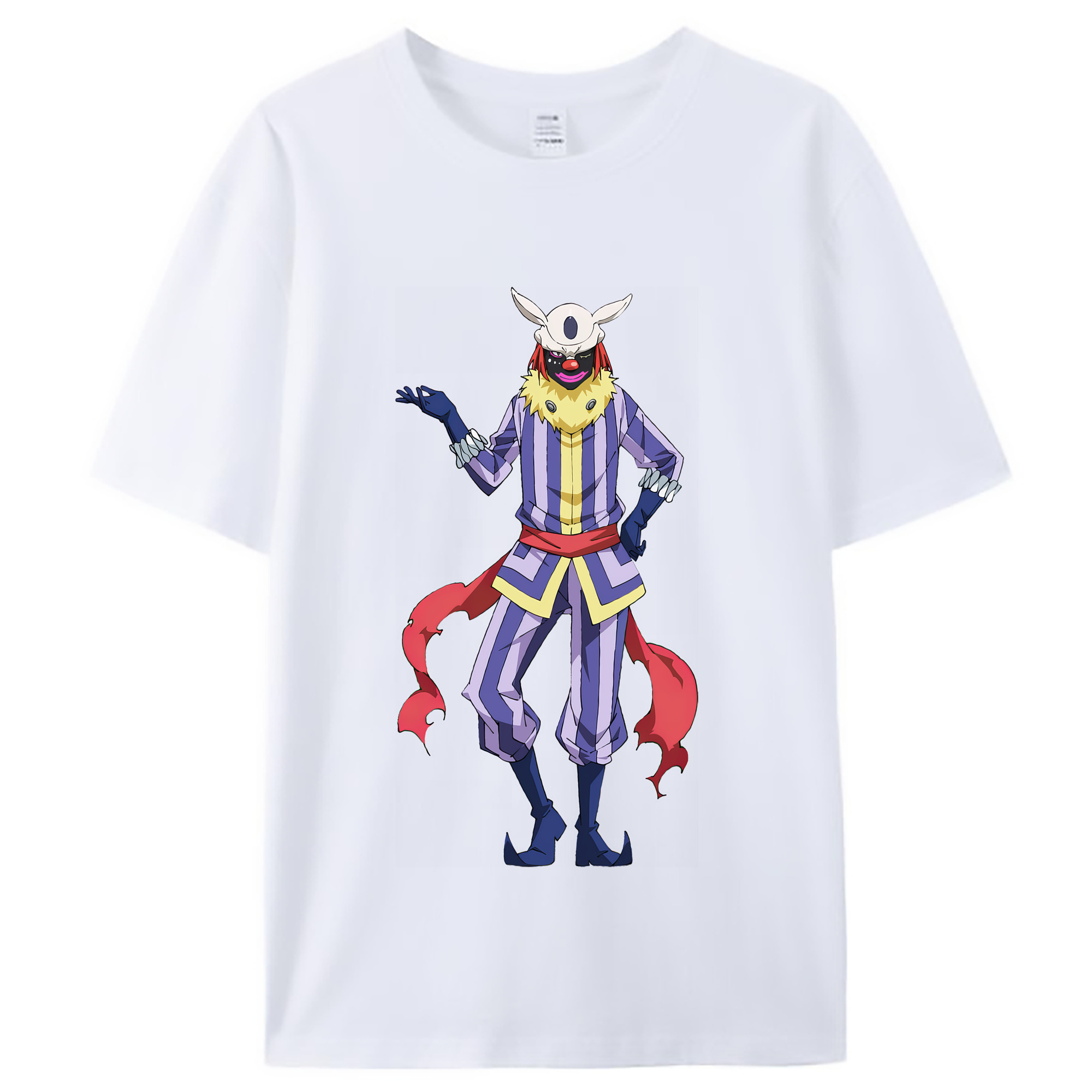 （画像用） 転スラ Regarding Reincarnated to Slime レディースカジュアルプリントTシャツ（綿100％）