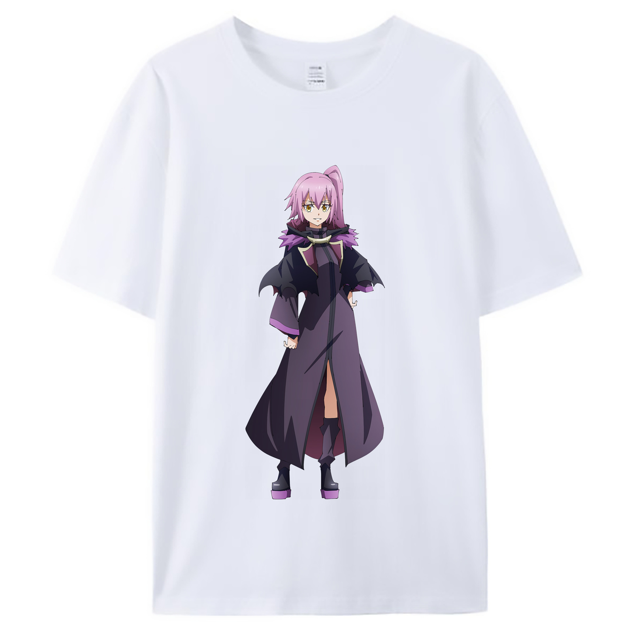 （画像用） 転スラ Regarding Reincarnated to Slime レディースカジュアルプリントTシャツ（綿100％）