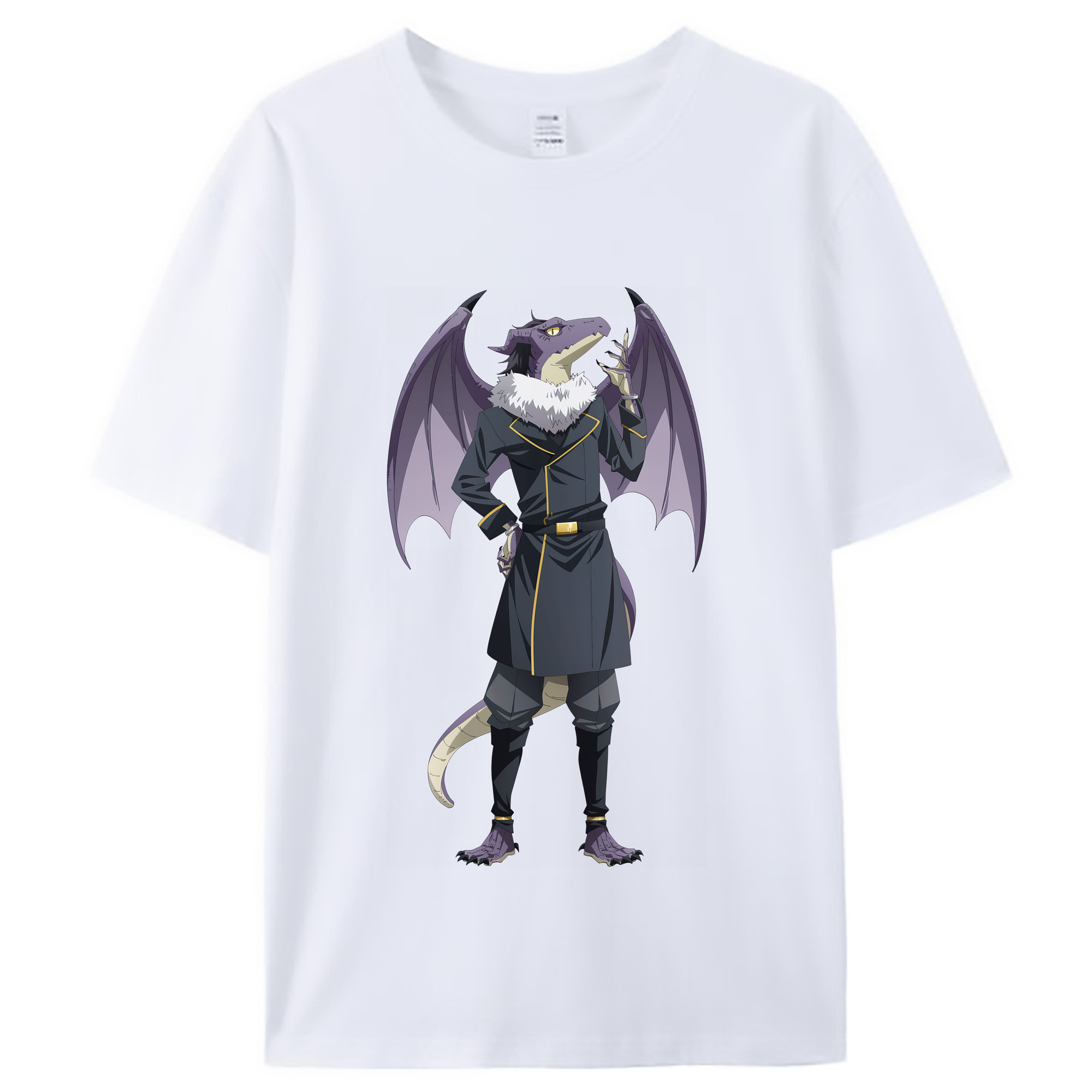 （画像用） 転スラ Regarding Reincarnated to Slime レディースカジュアルプリントTシャツ（綿100％）