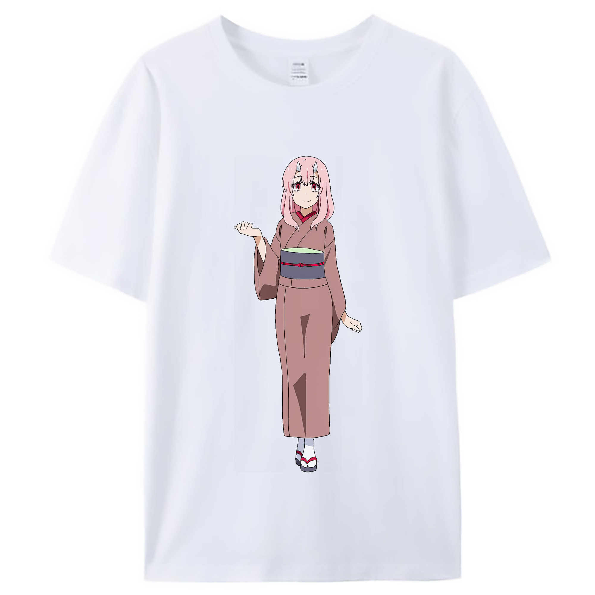 （画像用） 転スラ Regarding Reincarnated to Slime レディースカジュアルプリントTシャツ（綿100％）