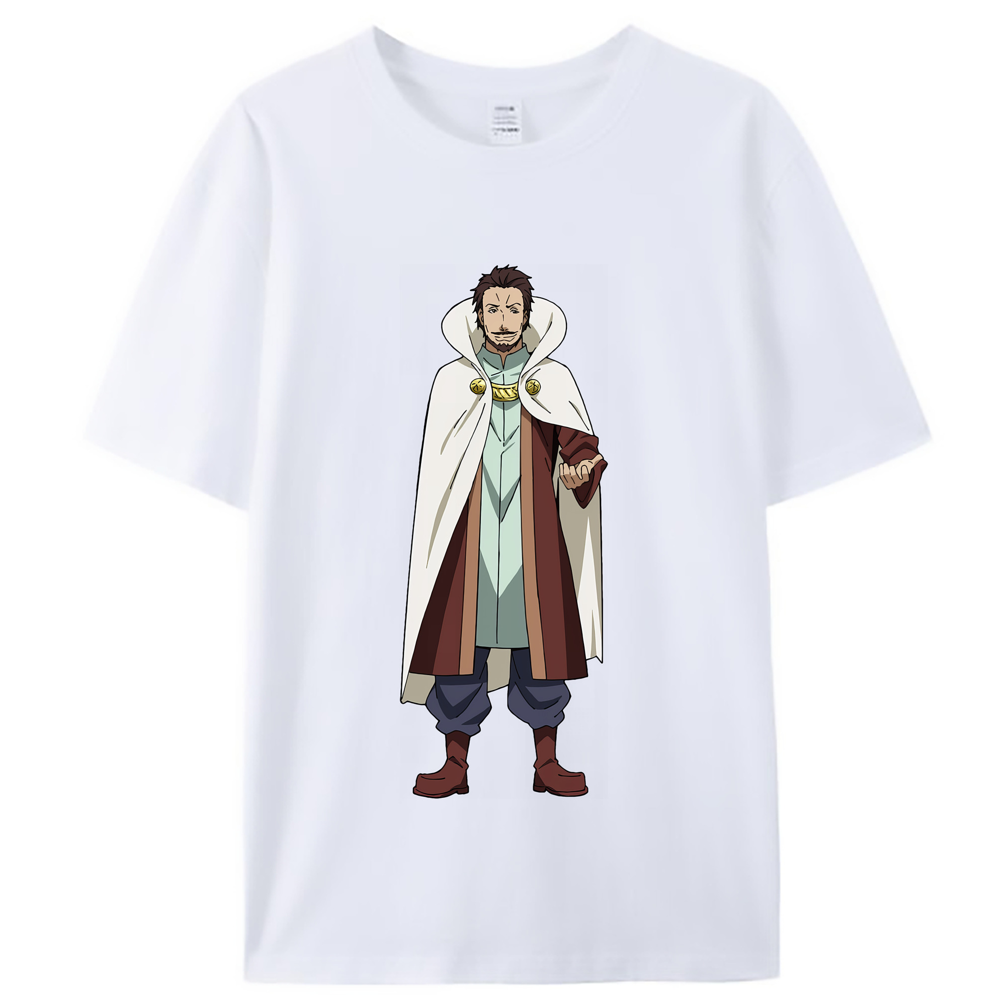 （画像用） 転スラ Regarding Reincarnated to Slime レディースカジュアルプリントTシャツ（綿100％）
