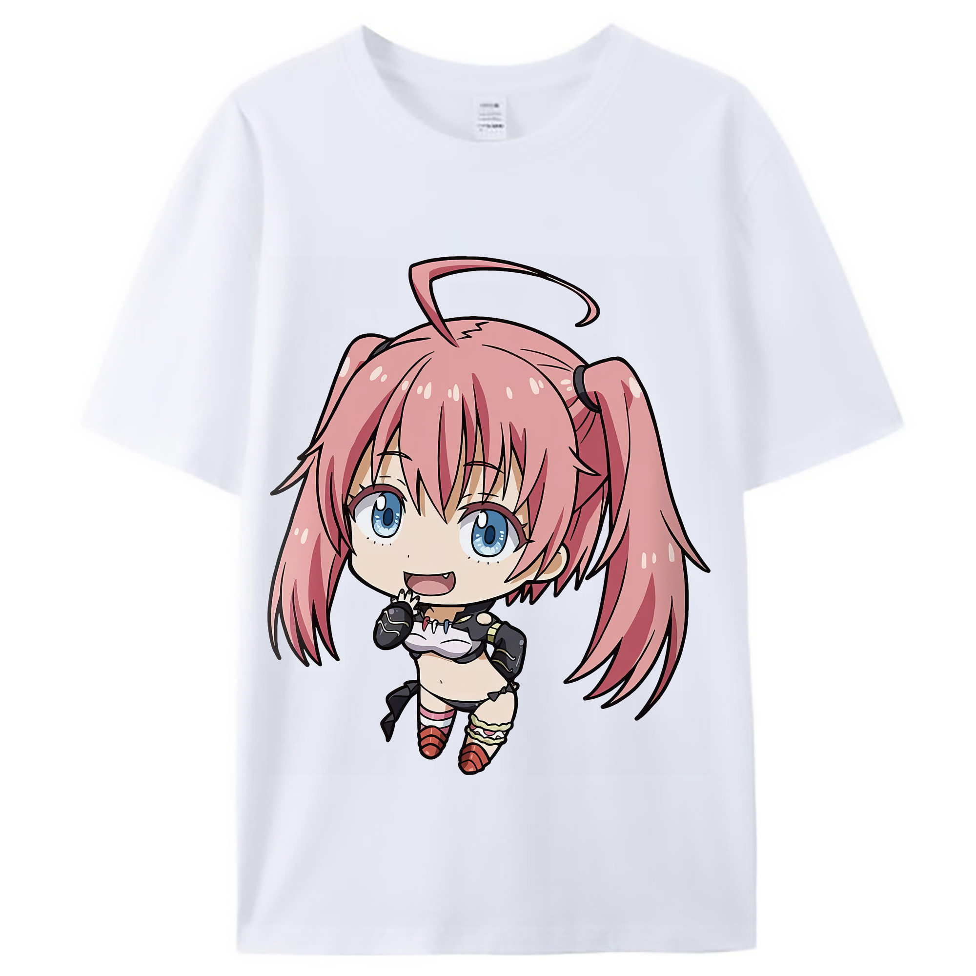 （画像用） 転スラ Regarding Reincarnated to Slime レディースカジュアルプリントTシャツ（綿100％）