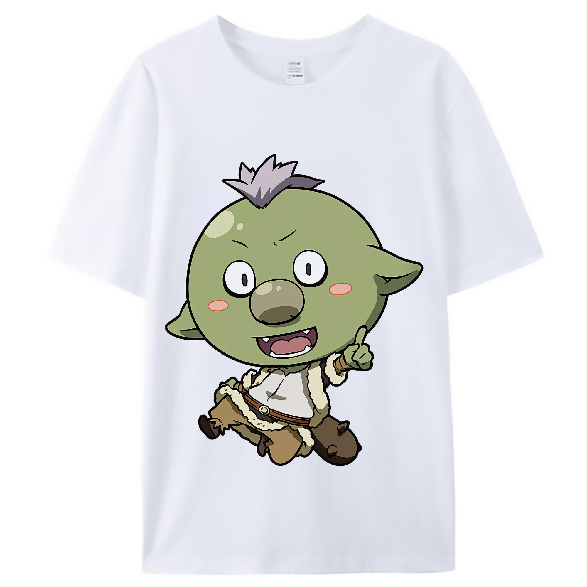 （画像用） 転スラ Regarding Reincarnated to Slime レディースカジュアルプリントTシャツ（綿100％）