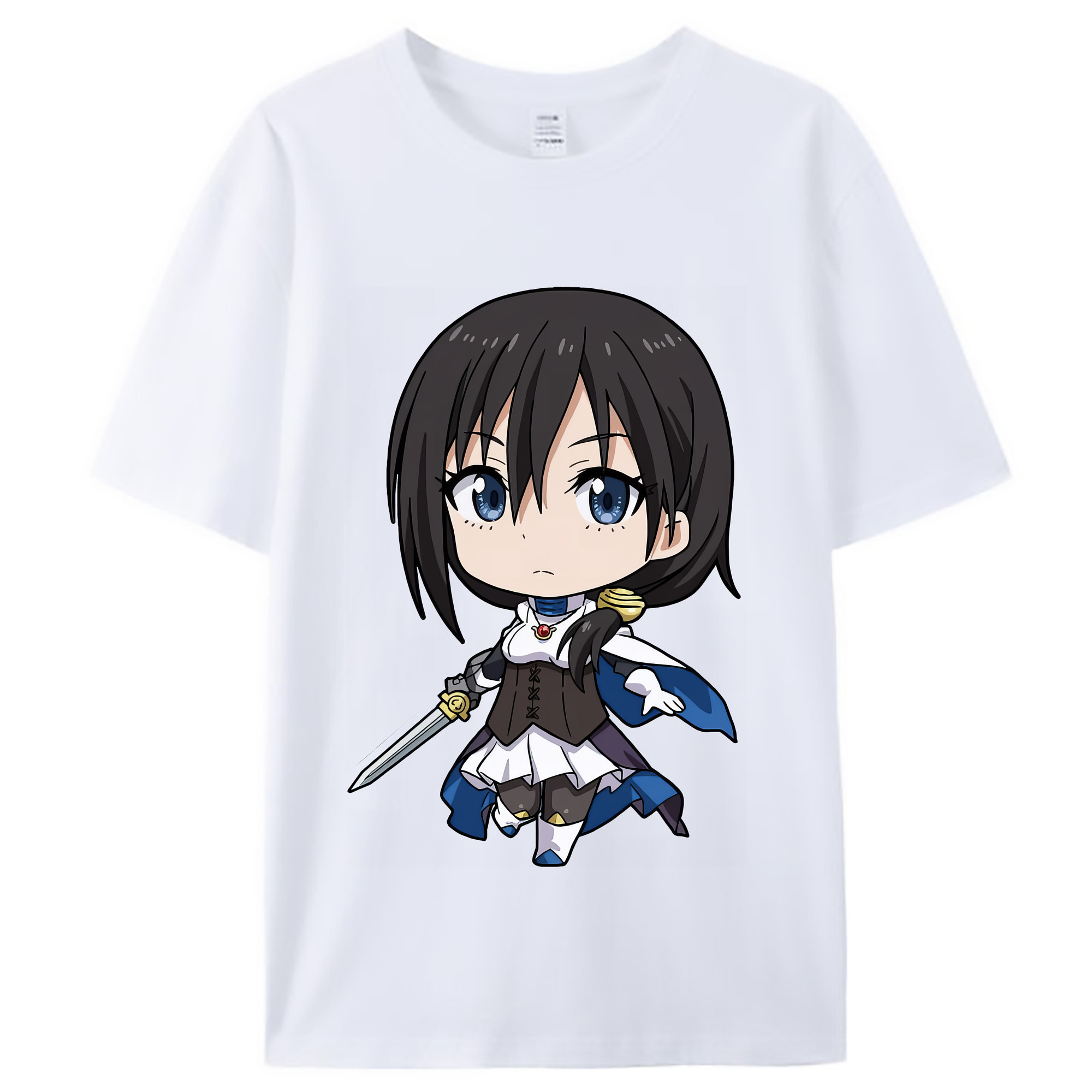 （画像用） 転スラ Regarding Reincarnated to Slime レディースカジュアルプリントTシャツ（綿100％）