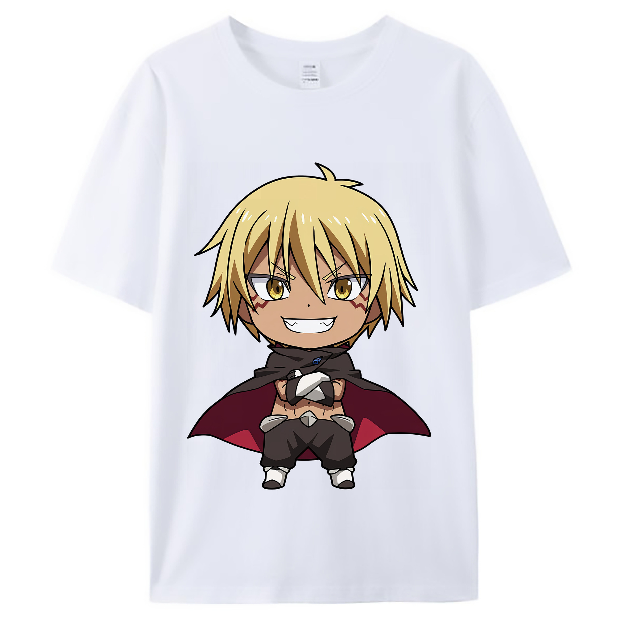 （画像用） 転スラ Regarding Reincarnated to Slime レディースカジュアルプリントTシャツ（綿100％）
