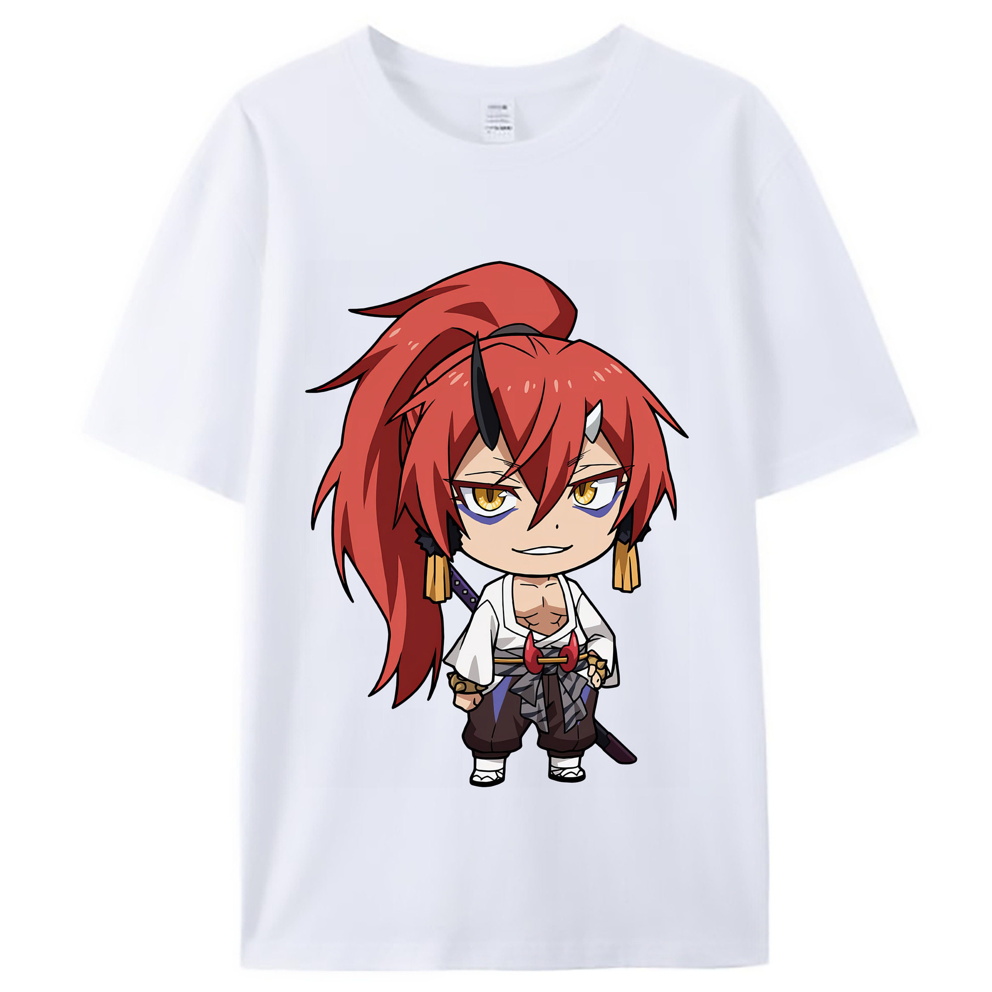 （画像用） 転スラ Regarding Reincarnated to Slime レディースカジュアルプリントTシャツ（綿100％）